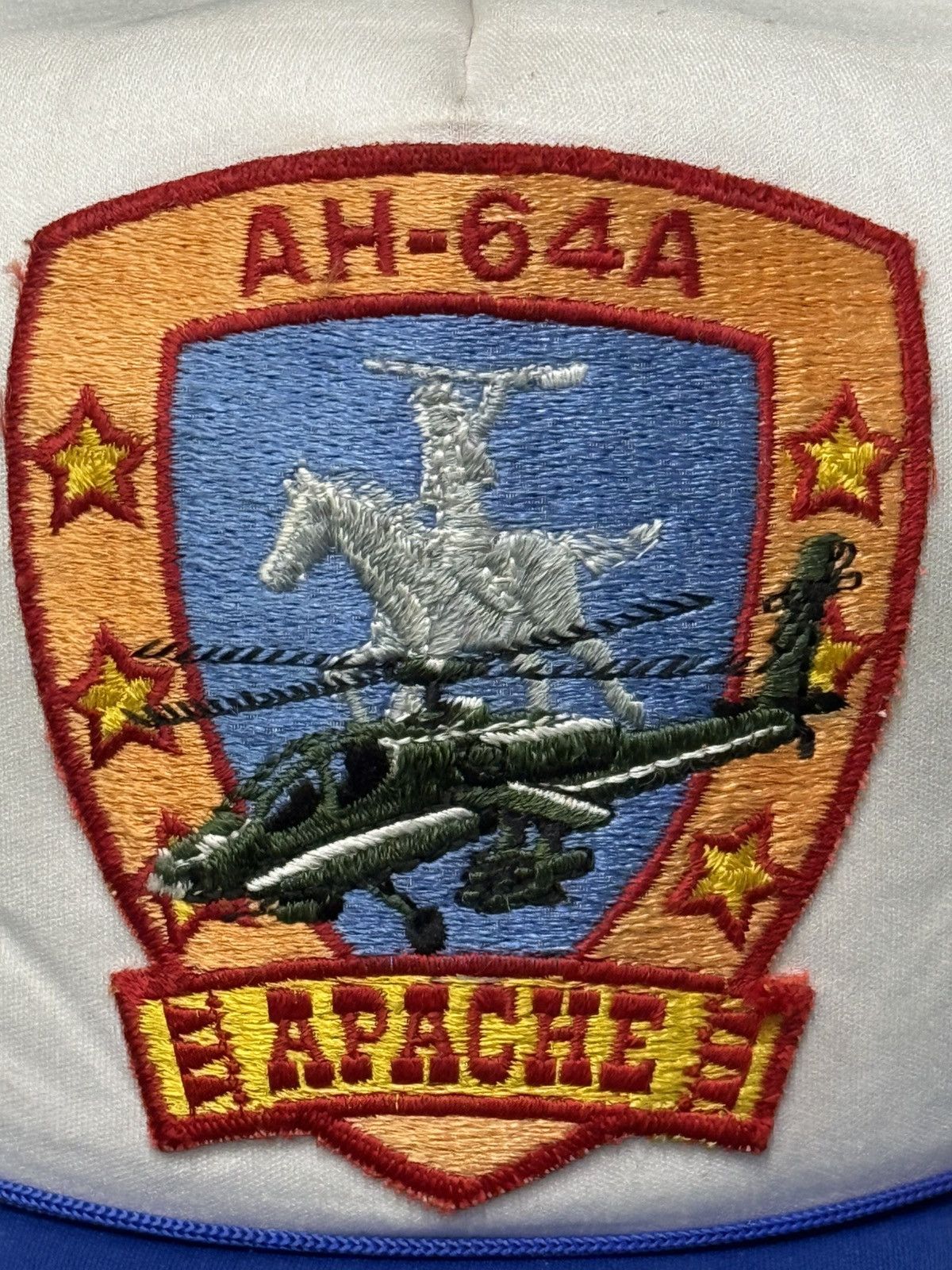 Vintage Vintage AH-64A Apache Helicopter Trucker Hat Size ONE SIZE - 2 Thumbnail