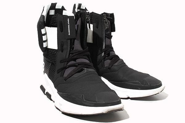 Y-3 Noci High Black White Sneaker Boots
