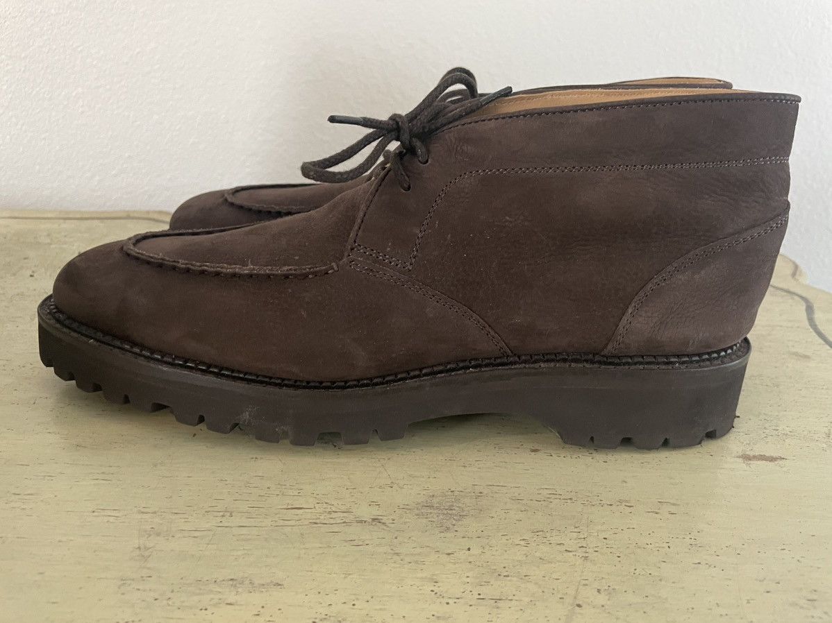 John Lobb Field Nubuck Leather Chukka Boots Size US 10 / EU 43 - 6 Thumbnail