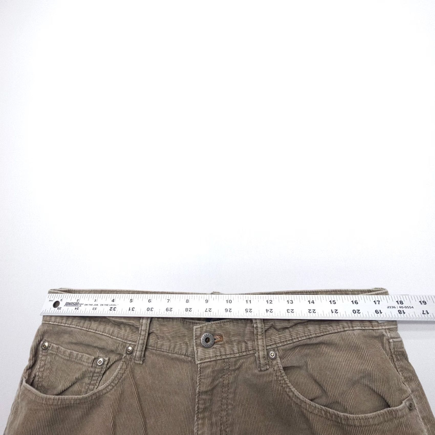 Banana Republic Banana Republic Pants Straight Corduroy Mens 35 x 32 Brown 100% Cotton Regular Straight Leg Pants Size US 35 - 6 Thumbnail