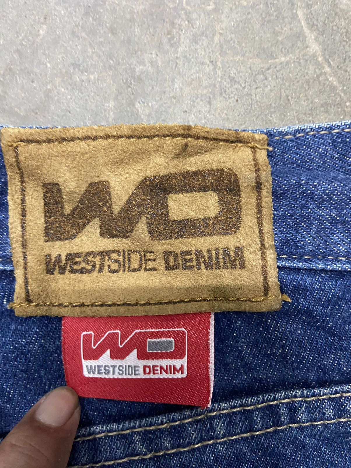 JNCO 🔥 Baggy🔥Vintage Westside Denim jeans baggy street wear Size US 31 - 10 Thumbnail