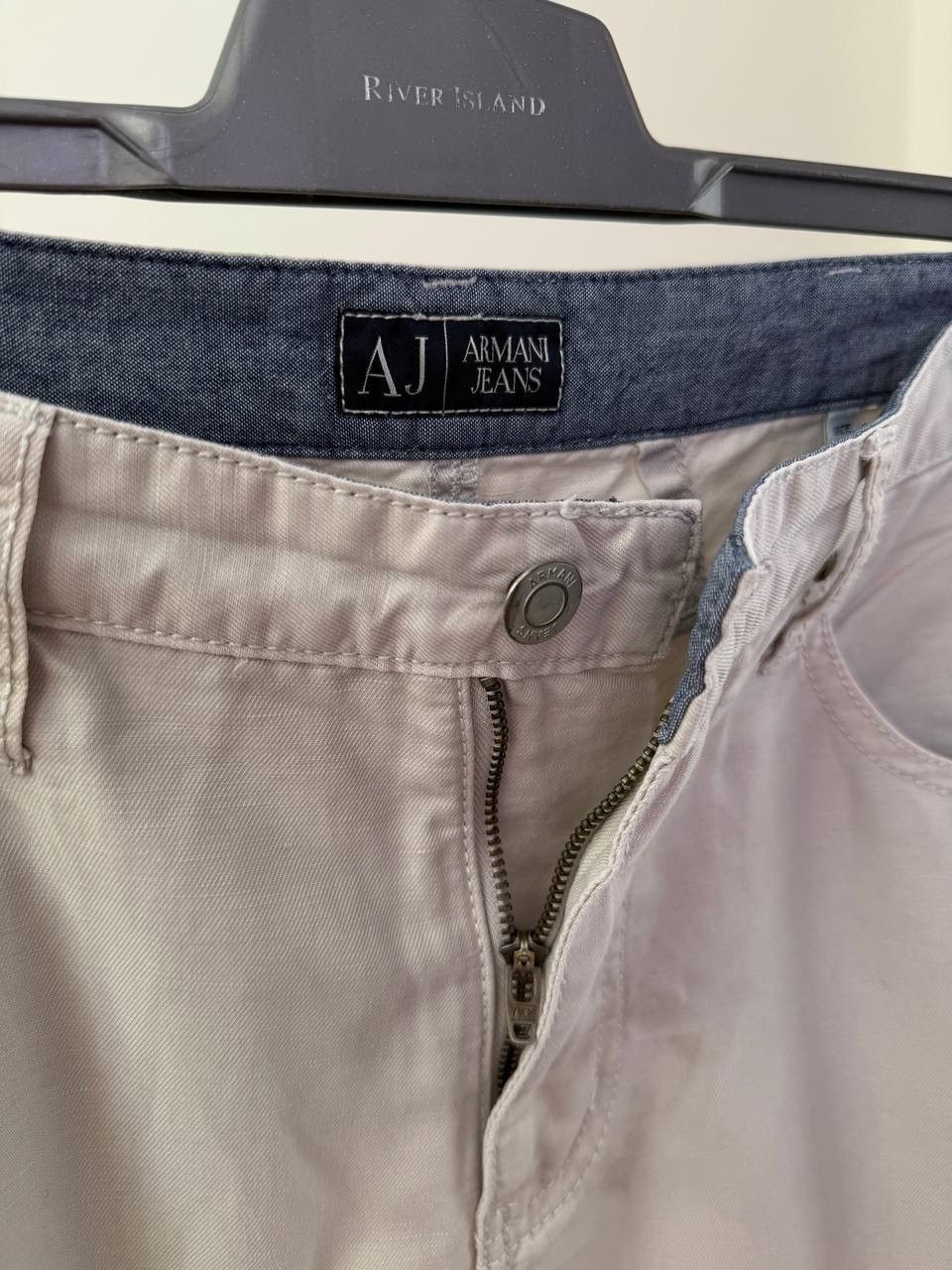 Armani Vintage Armani Jeans Linen inside pants Size US 31 - 6 Thumbnail