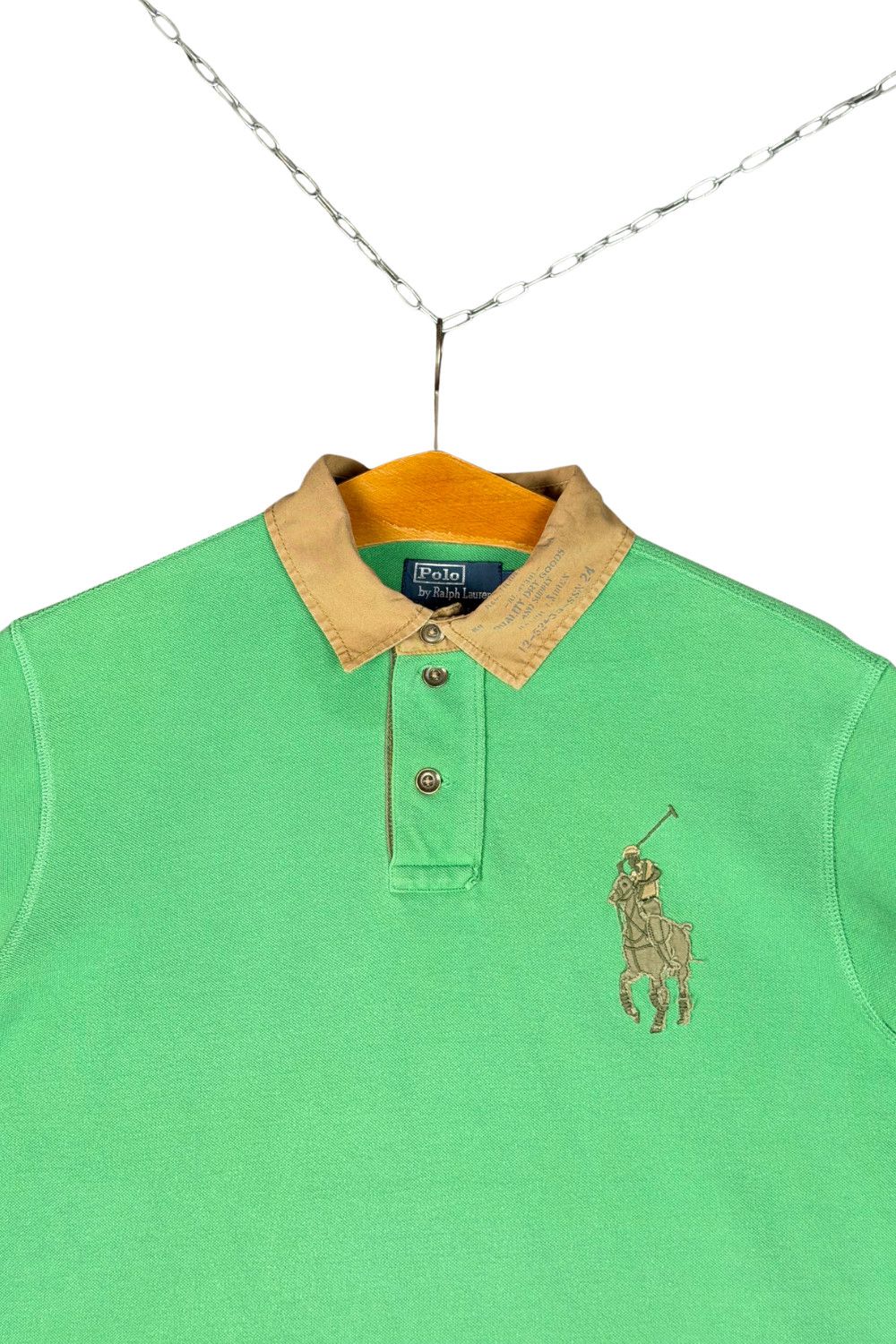 Polo Ralph Lauren Polo Ralph Lauren Big Pony Polo Shirt USA Patch Slim Fit RL Size US L / EU 52-54 / 3 - 3 Thumbnail