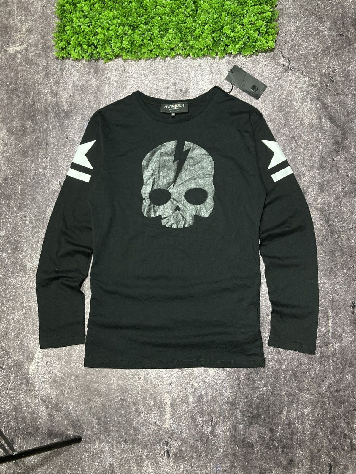 HYDROGEN Hydrogen Skull Tennis Longsleeve T Shirt Size US M / EU 48-50 / 2 - 1 Thumbnail