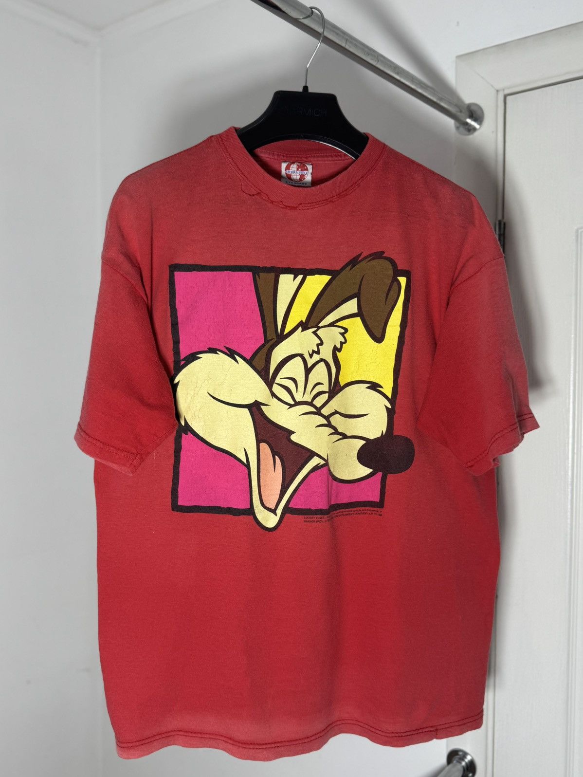 Warner Bros Vintage Six Flags Looney Tunes Wile E Coyote 1991 XL Size US XL / EU 56 / 4 - 3 Thumbnail