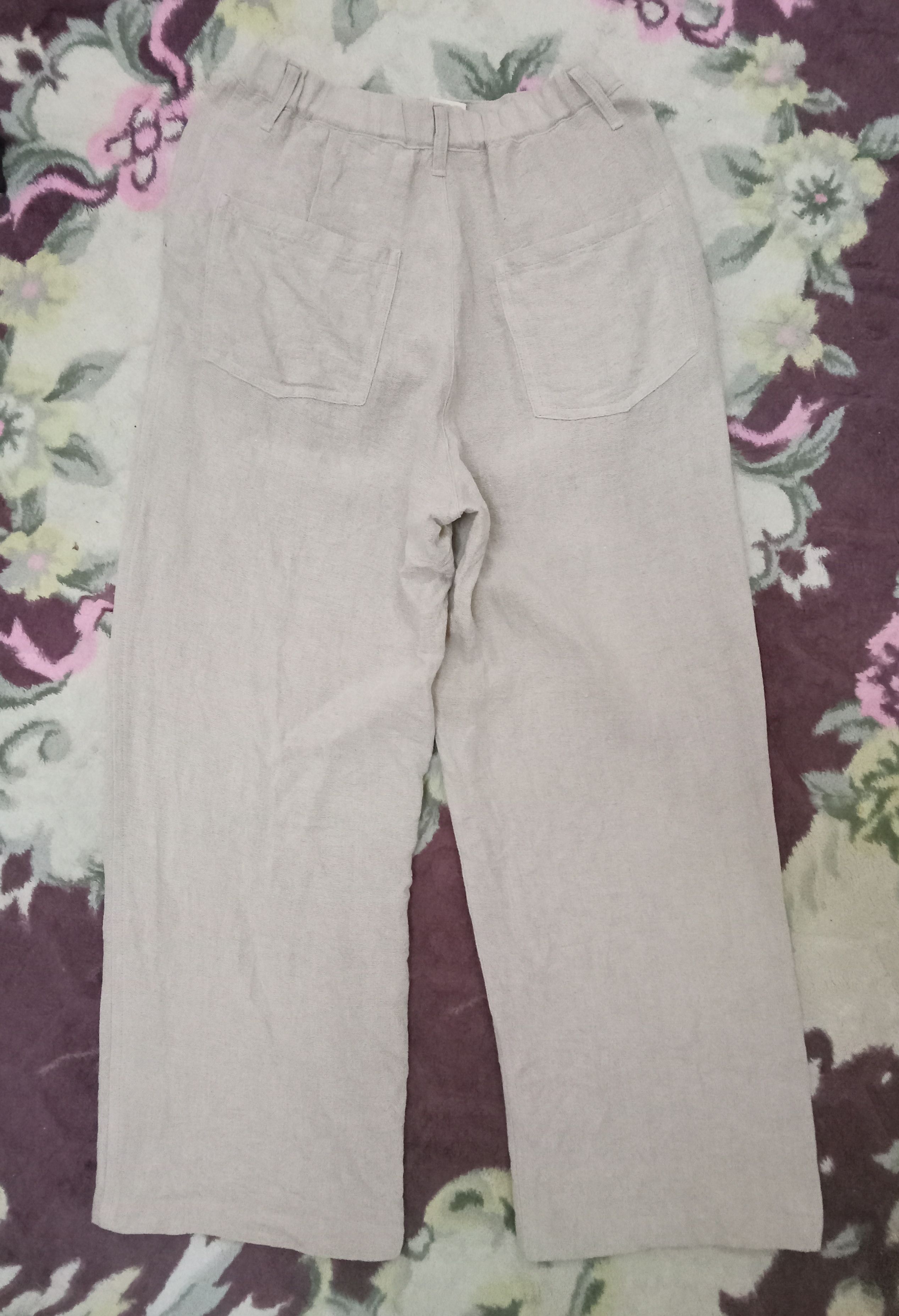 Designer × Issey Miyake Plantation Baggy Pants Size 28" / US 6 / IT 42 - 2 Thumbnail