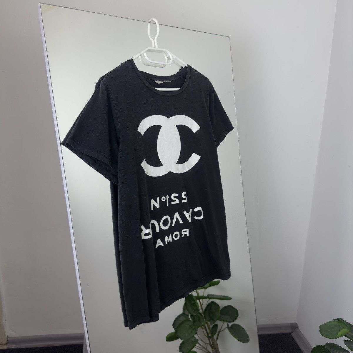 Other T-shirt mod. Cavour Roma 221 black oversized Y2K style Size L / US 10 / IT 46 - 1 Thumbnail