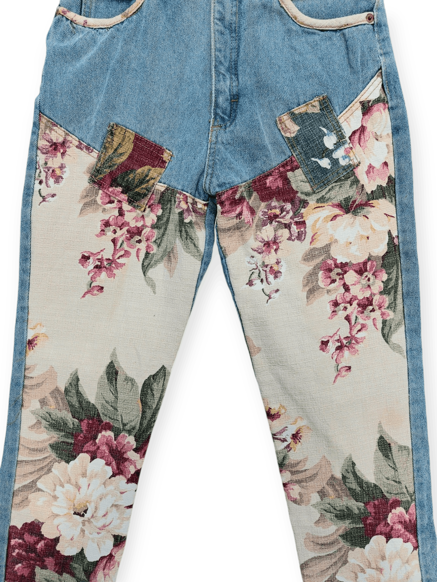 L.E.I. L.E.I Beauty Flower Painted Jeans Size 25" / US 0 / IT 36 - 9 Thumbnail
