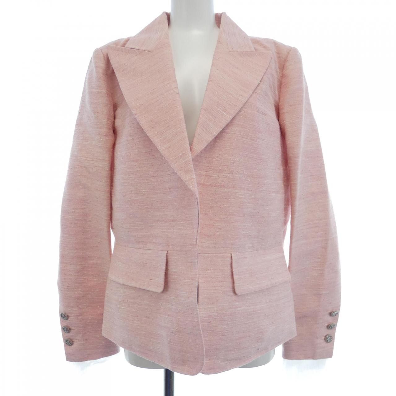Chanel Chanel Chanel P55567V41834 Silk Jacket Others Outerwear P55567V41834 DUTY FREE for USA Size ONE SIZE - 1 Thumbnail
