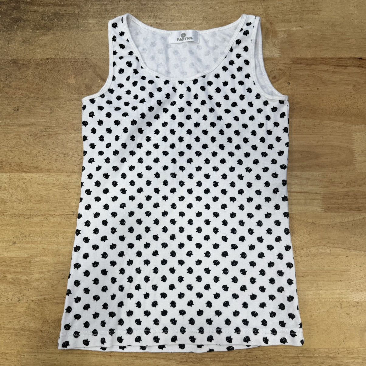 Ne-Net Né-net tank top featuring an all-over "Nya" cat face print Size S / US 4 / IT 40 - 1 Thumbnail