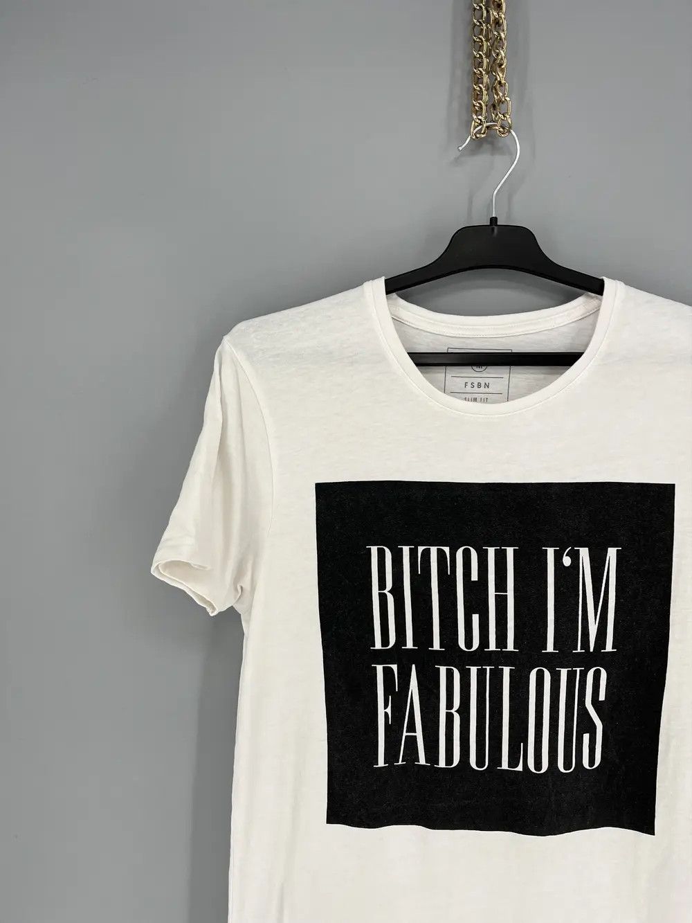 Vintage Vintage Inscription Adult “ Bitch im Fabulous ” Humor Tee Size US M / EU 48-50 / 2 - 4 Thumbnail
