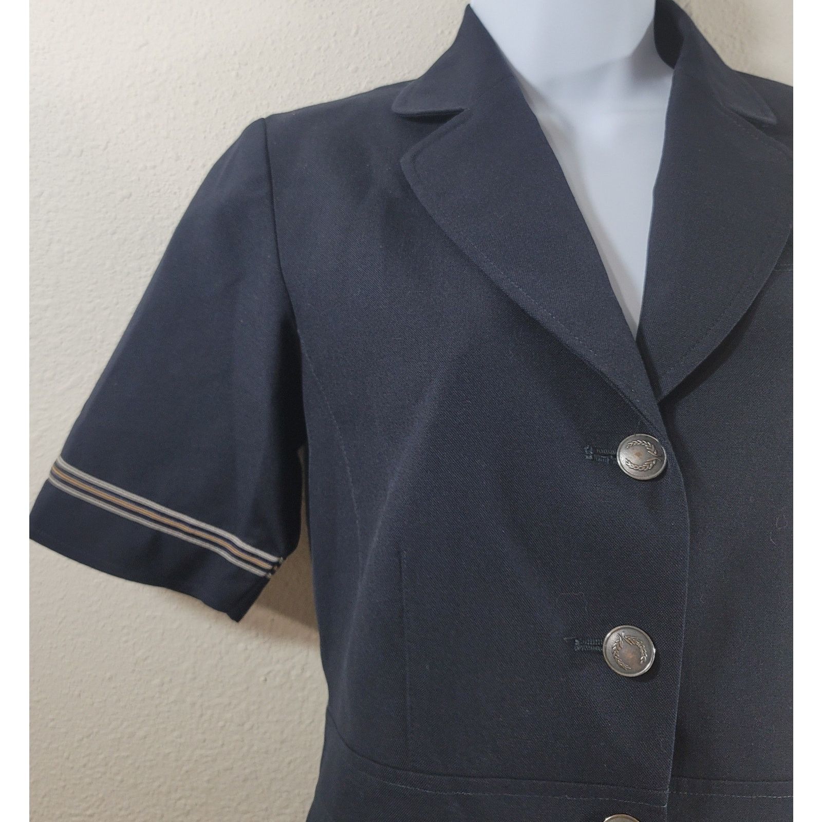 Other VF Image Wear Navy Blue 4 Button Closure Blazer TL Lined Size L / US 10 / IT 46 - 6 Thumbnail