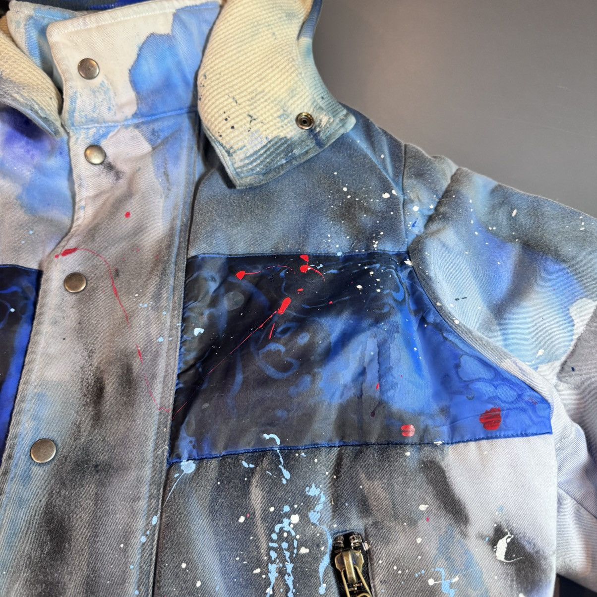 Greg Lauren Greg Lauren Blue GL painted retro puffy jacket FW19 Size US M / EU 48-50 / 2 - 5 Thumbnail