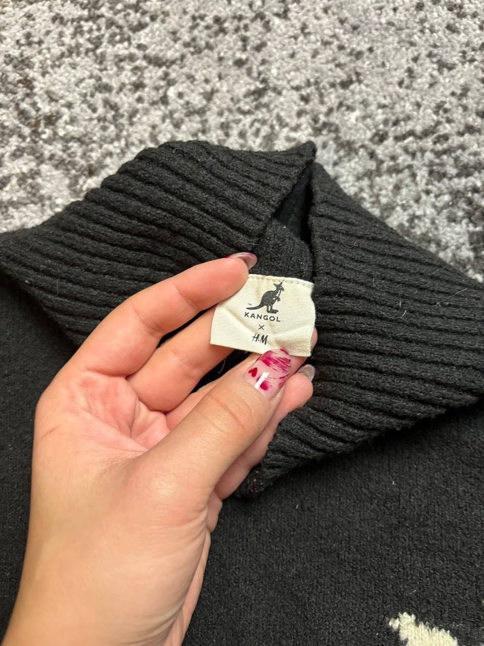 H&M × Kangol Y2K Kangol x H&M Knitted Big Logo Sweater Size US M / EU 48-50 / 2 - 3 Thumbnail