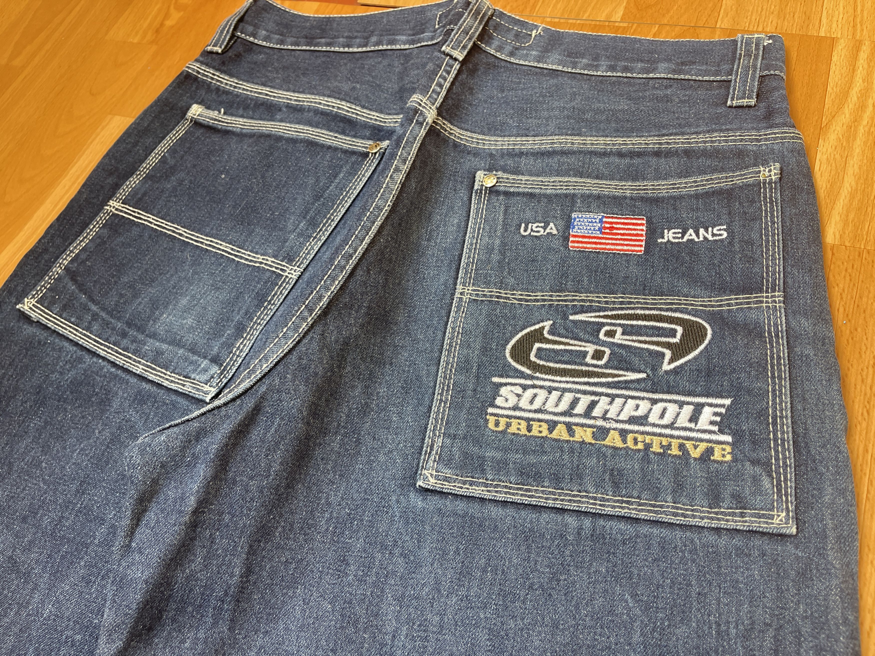 Southpole Southpole jeans, baggy vintage South Pole 90s hip hop Y2K 34 Size US 34 / EU 50 - 4 Thumbnail