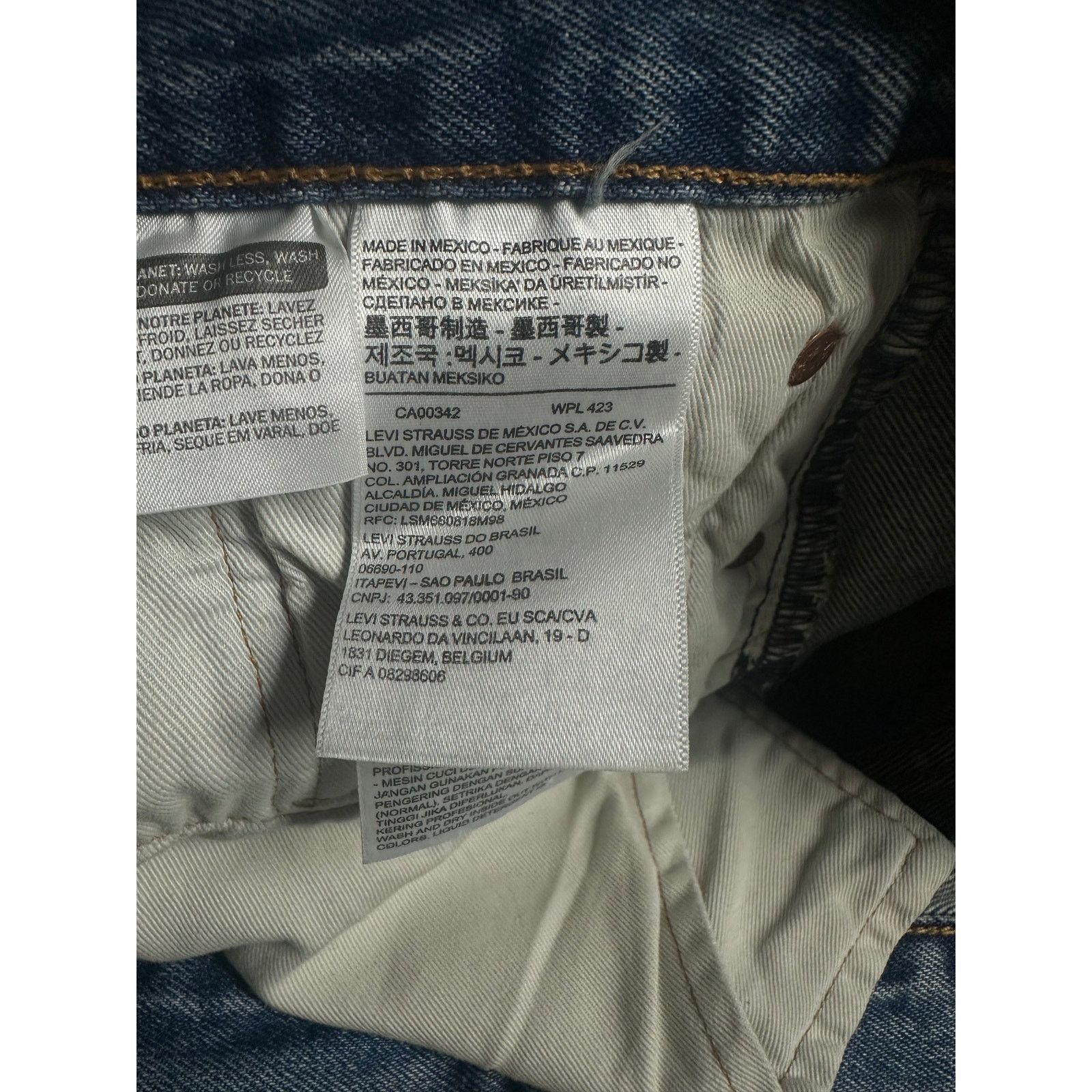 DENIM TEARS Irak Denim Tears Jeans Light Wash 34 Used Size US 34 / EU 50 - 2 Thumbnail