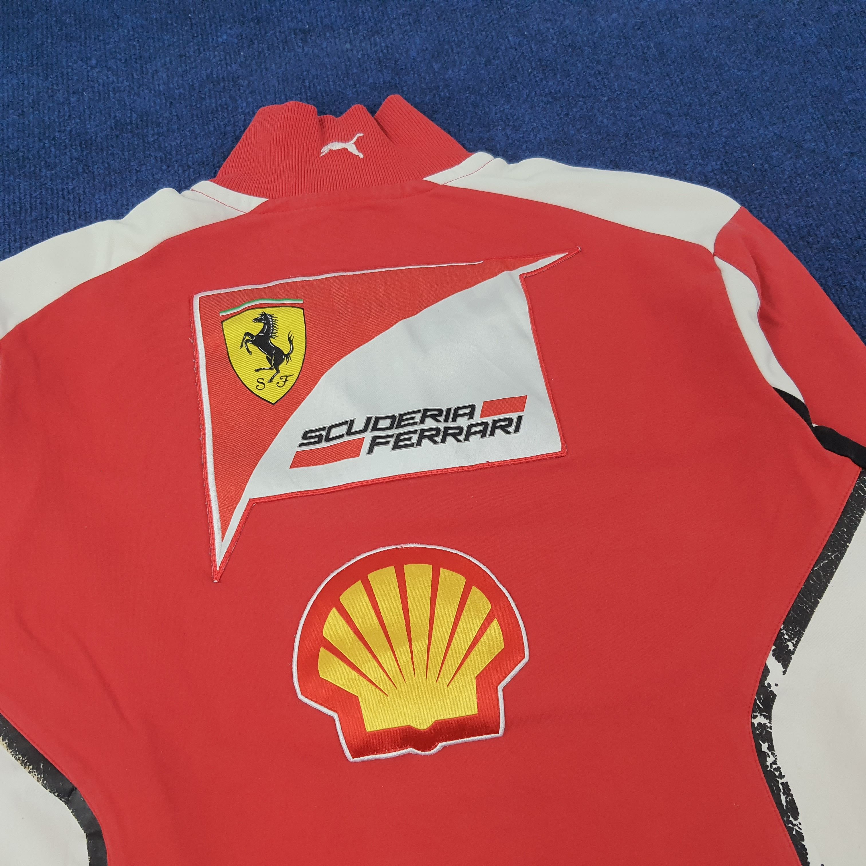Puma × Vintage Vintage Puma x Ferrari Motorsports Half Zipper C234N20 Size US M / EU 48-50 / 2 - 2 Thumbnail
