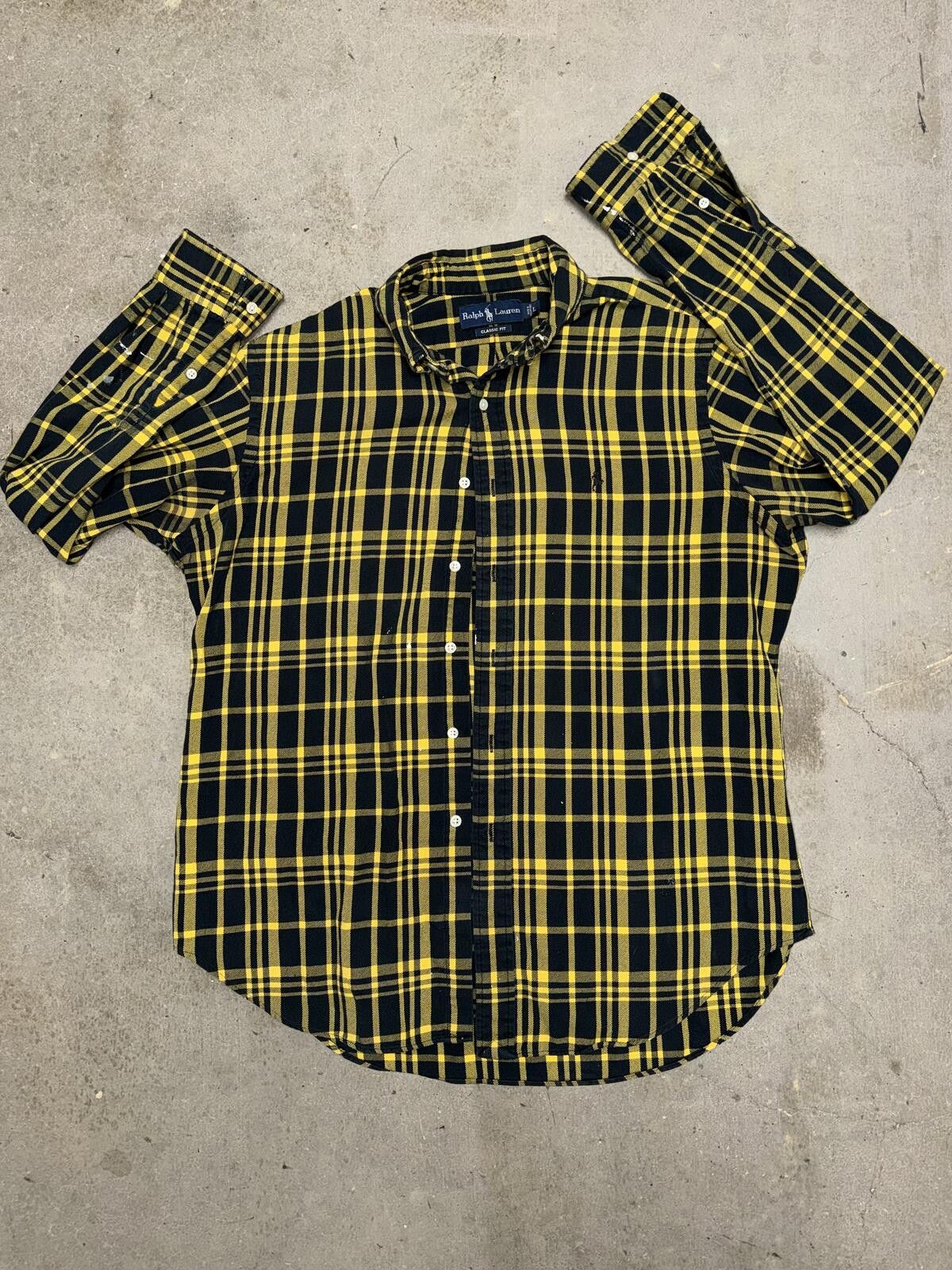 Polo Ralph Lauren Vintage Polo Ralph Lauren Plaid Flannel Button Down Shirt Size US L / EU 52-54 / 3 - 1 Thumbnail