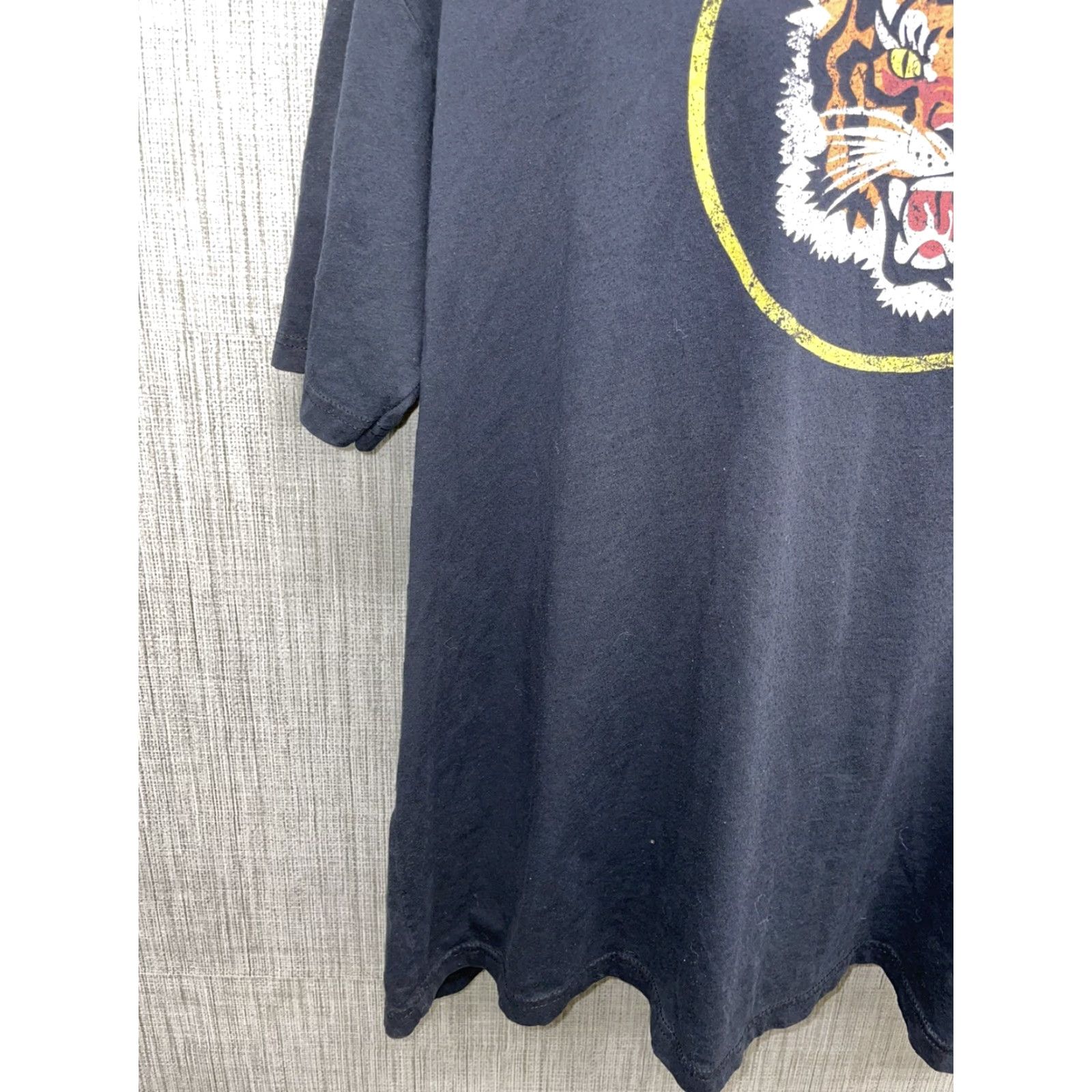 Vintage Ranger Up T-Shirt Polyester Blend Graphic Tiger Mens 3XL Black Size US XXL / EU 58 / 5 - 3 Thumbnail