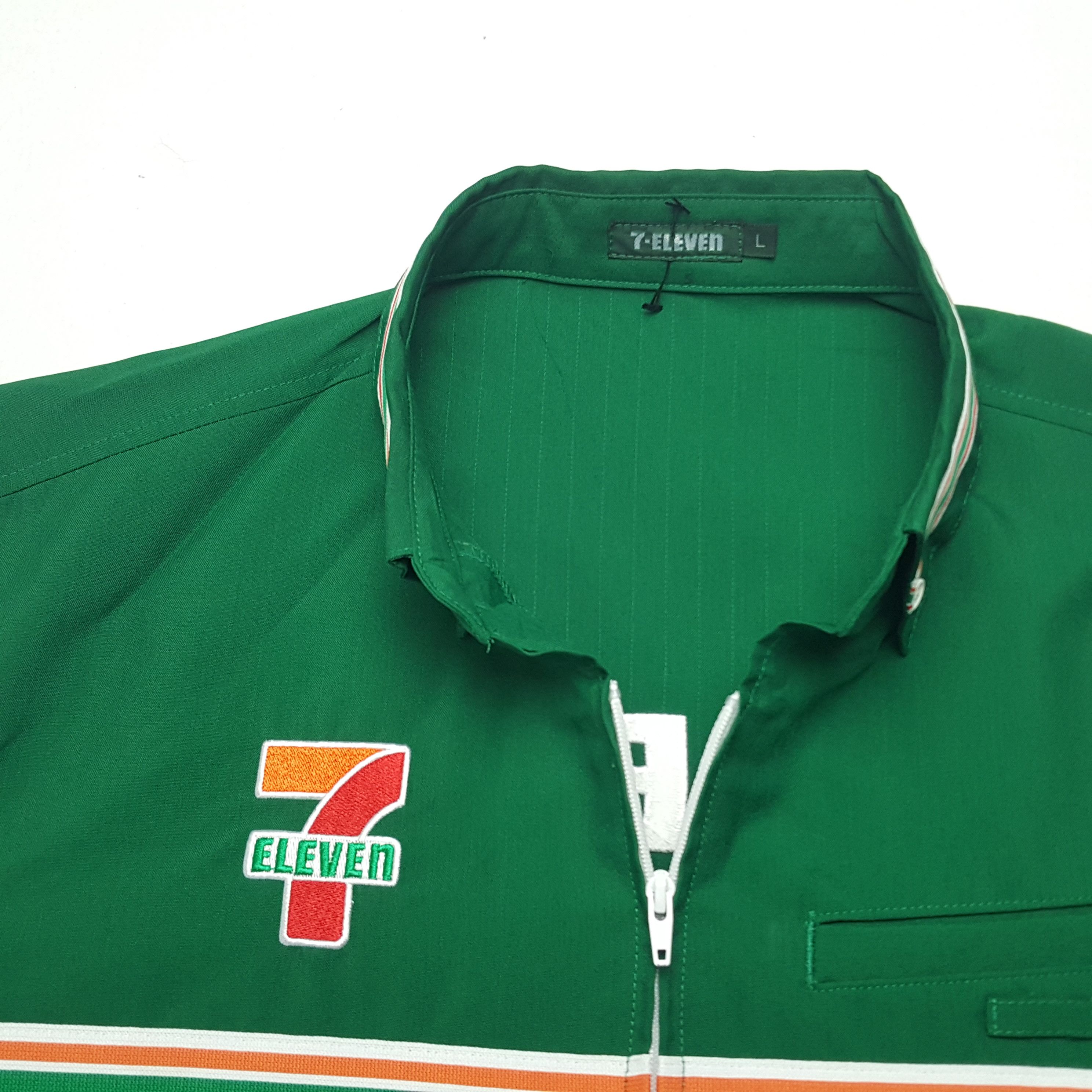 Japanese Brand × Vintage Vintage 7 Eleven Zipper Worker Jacket Size US M / EU 48-50 / 2 - 5 Thumbnail