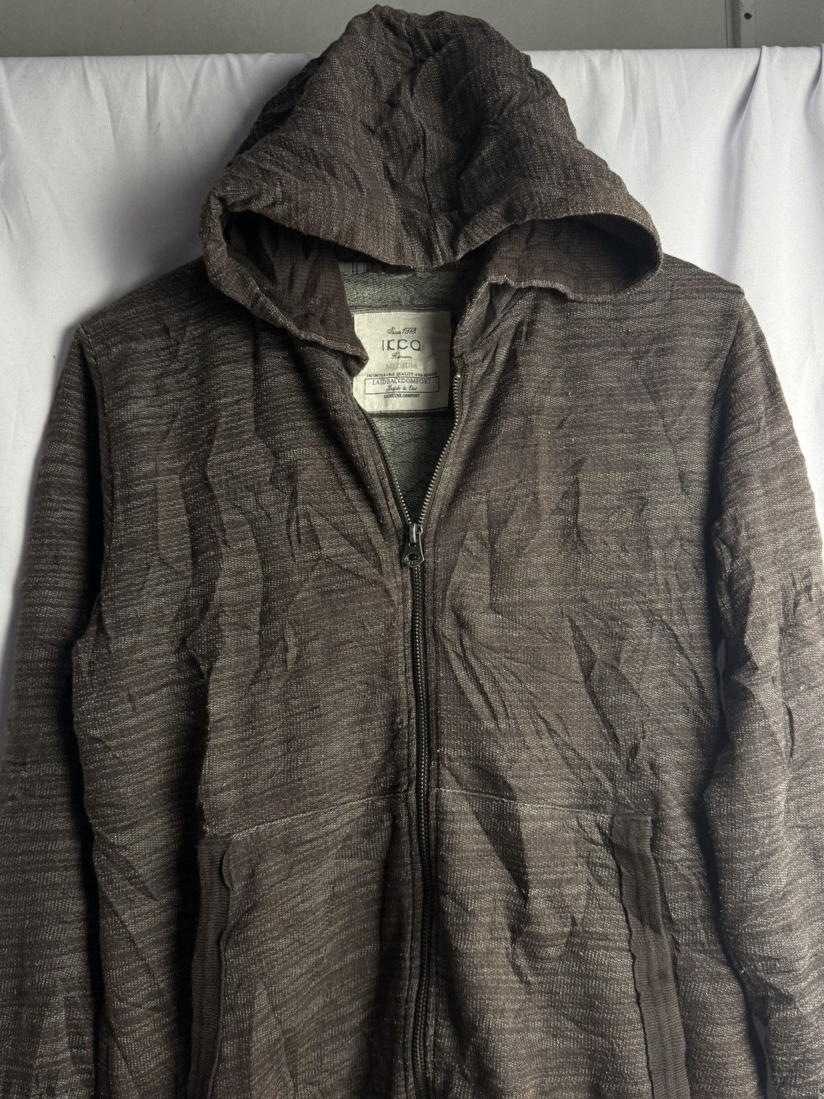 Hysteric Glamour × Japanese Brand × PPFM Distressed Hoodie Japanese Styled Ikka Size US M / EU 48-50 / 2 - 2 Thumbnail