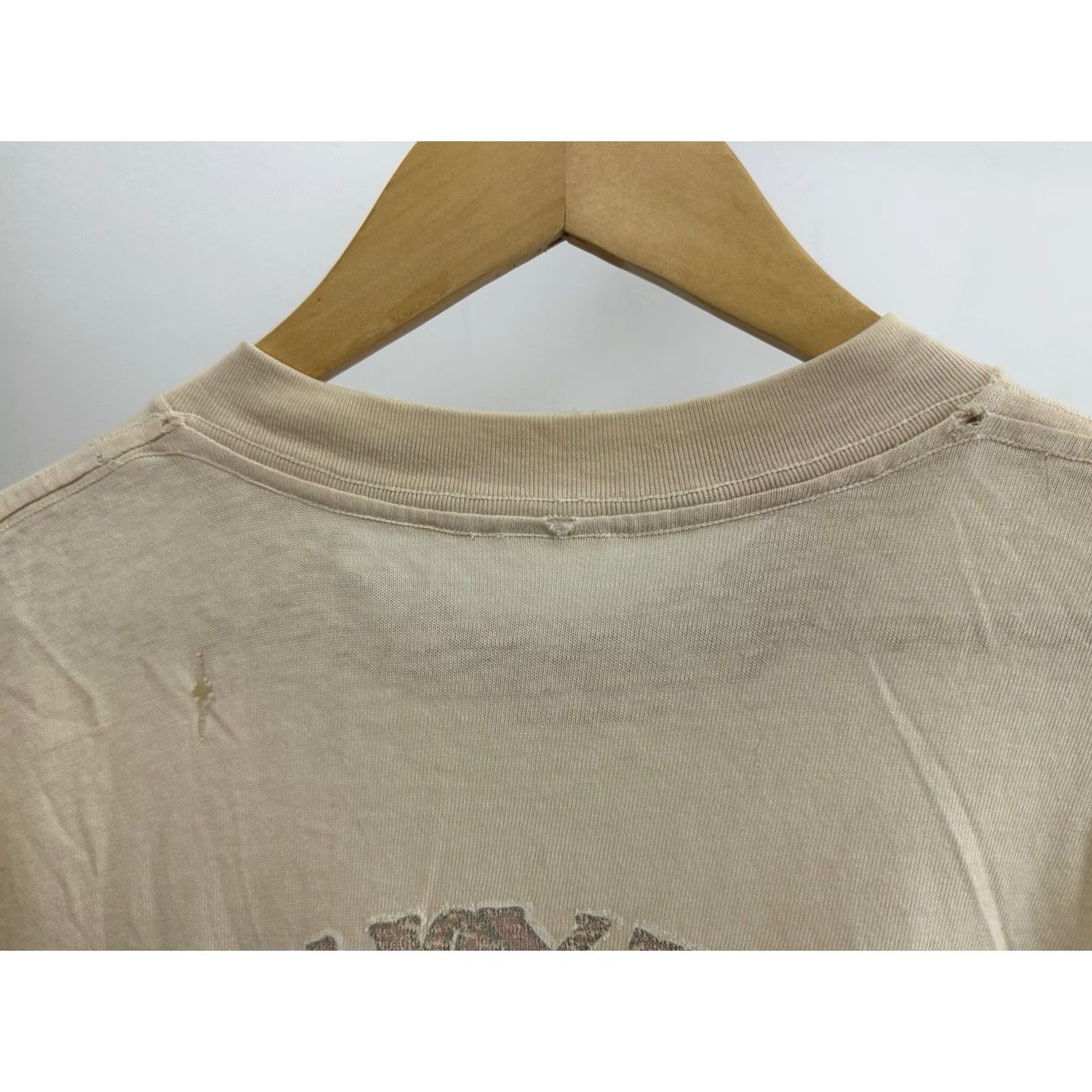 Vintage VTG Butter Thin Worn Boxy Flowy Pocket T-Shirt 2XL Peach Womens/Mens T-Shirt 2XL Distressed Burnout Worn Boxy Pocket Short Sleeve Shirt Size US XXL / EU 58 / 5 - 5 Thumbnail