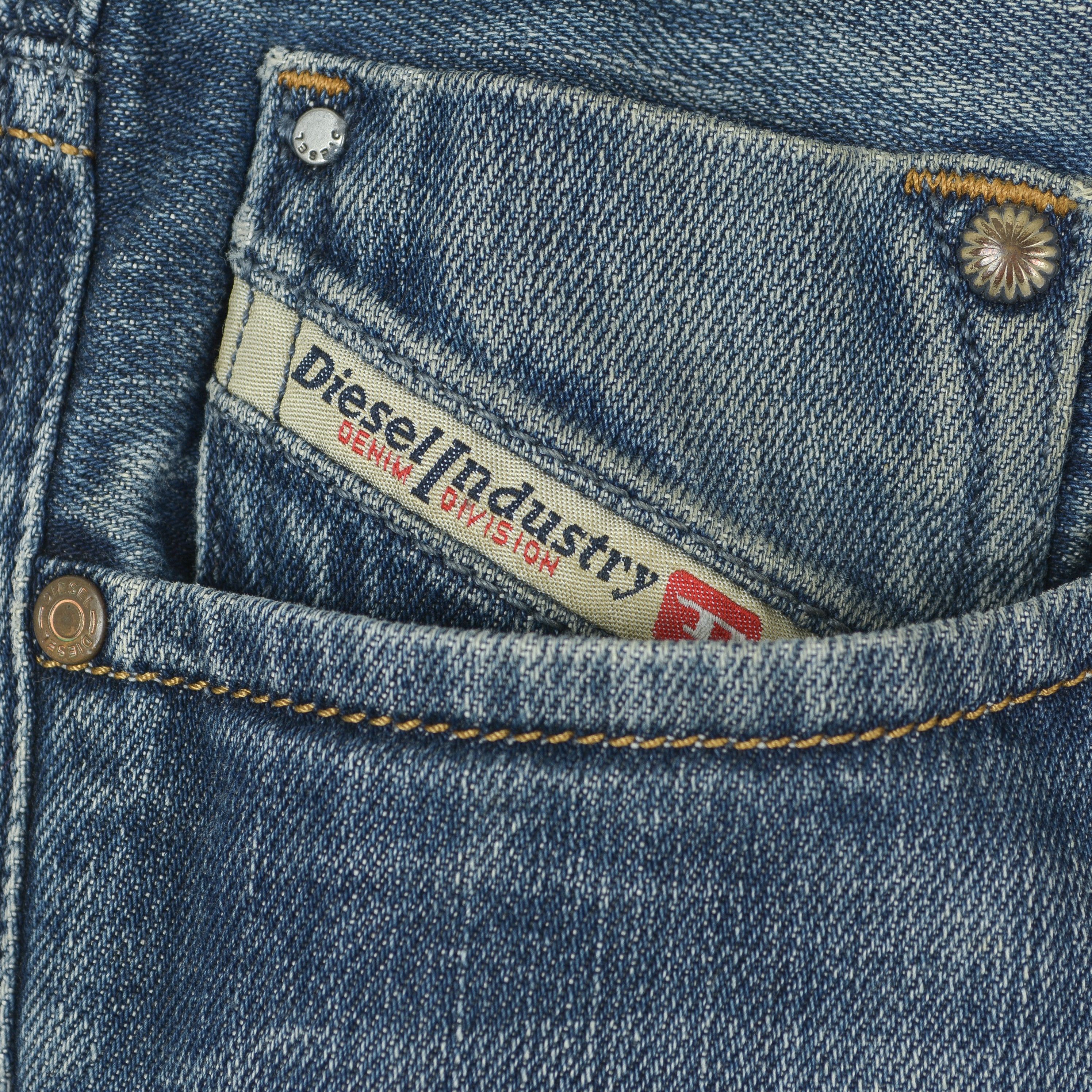 Diesel Larkee W34 L32 Regular Fit Straight Jeans Ripped Denim Pants Size US 34 / EU 50 - 3 Thumbnail
