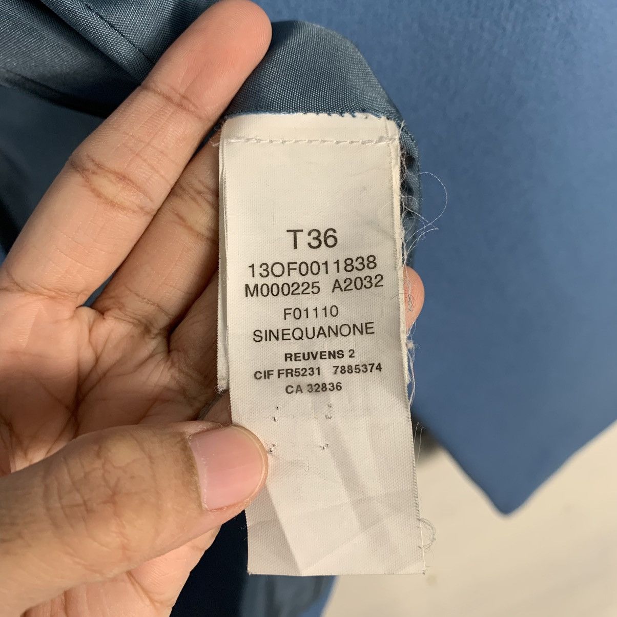 Japanese Brand Sinequanone Paris Double Breasted Wool Jacket Size M / US 6-8 / IT 42-44 - 16 Thumbnail