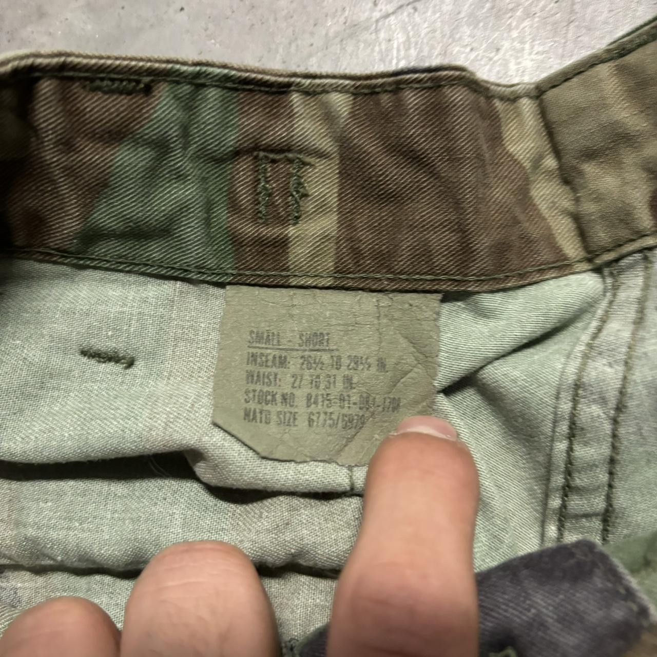 Japanese Brand × Vintage Crazy Vintage Y2K/2000s Faded Military Army Camo Skater Cargo Pants! Size US 30 / EU 46 - 8 Thumbnail