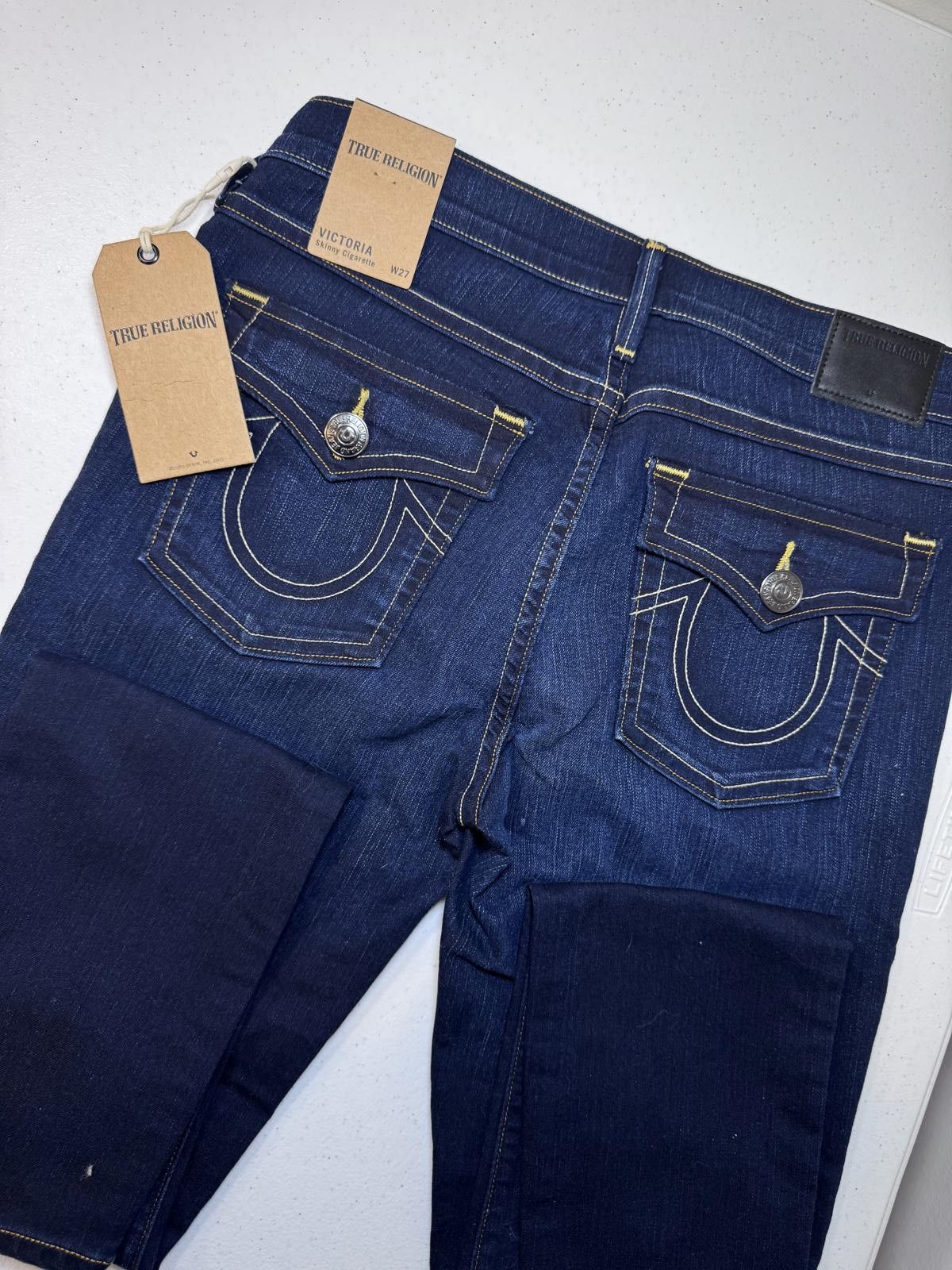 True Religion True Religion Women's Blue Jeans - New with Tags, size 27 Size 27" / US 4 / IT 40 - 4 Thumbnail