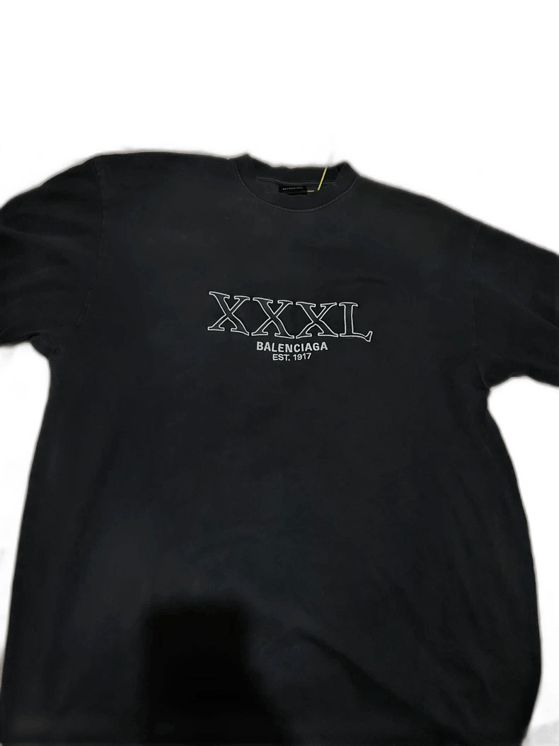 Balenciaga balenciaga 3xl black short sleeve-2507 Size US S / EU 44-46 / 1 - 1 Thumbnail