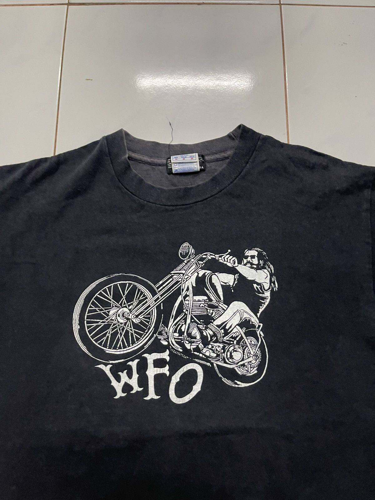 Vintage VINTAGE WFO CUTRATE JORDAN MOTO STYLE TSHIRT FADED Size US M / EU 48-50 / 2 - 8 Thumbnail