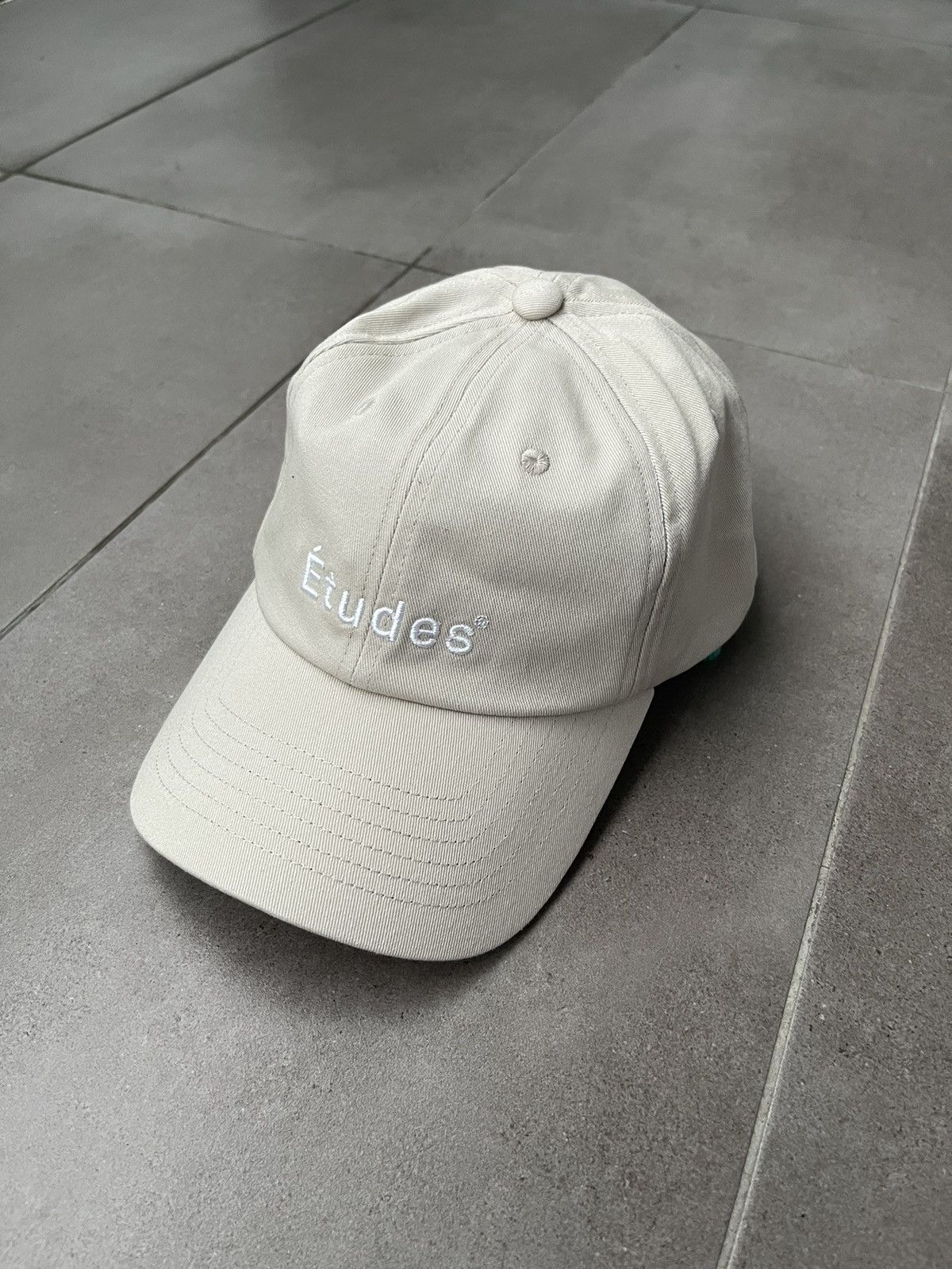 Etudes !DS! SS23 Etudes Logo Booster Beige Cap Size ONE SIZE - 5 Thumbnail