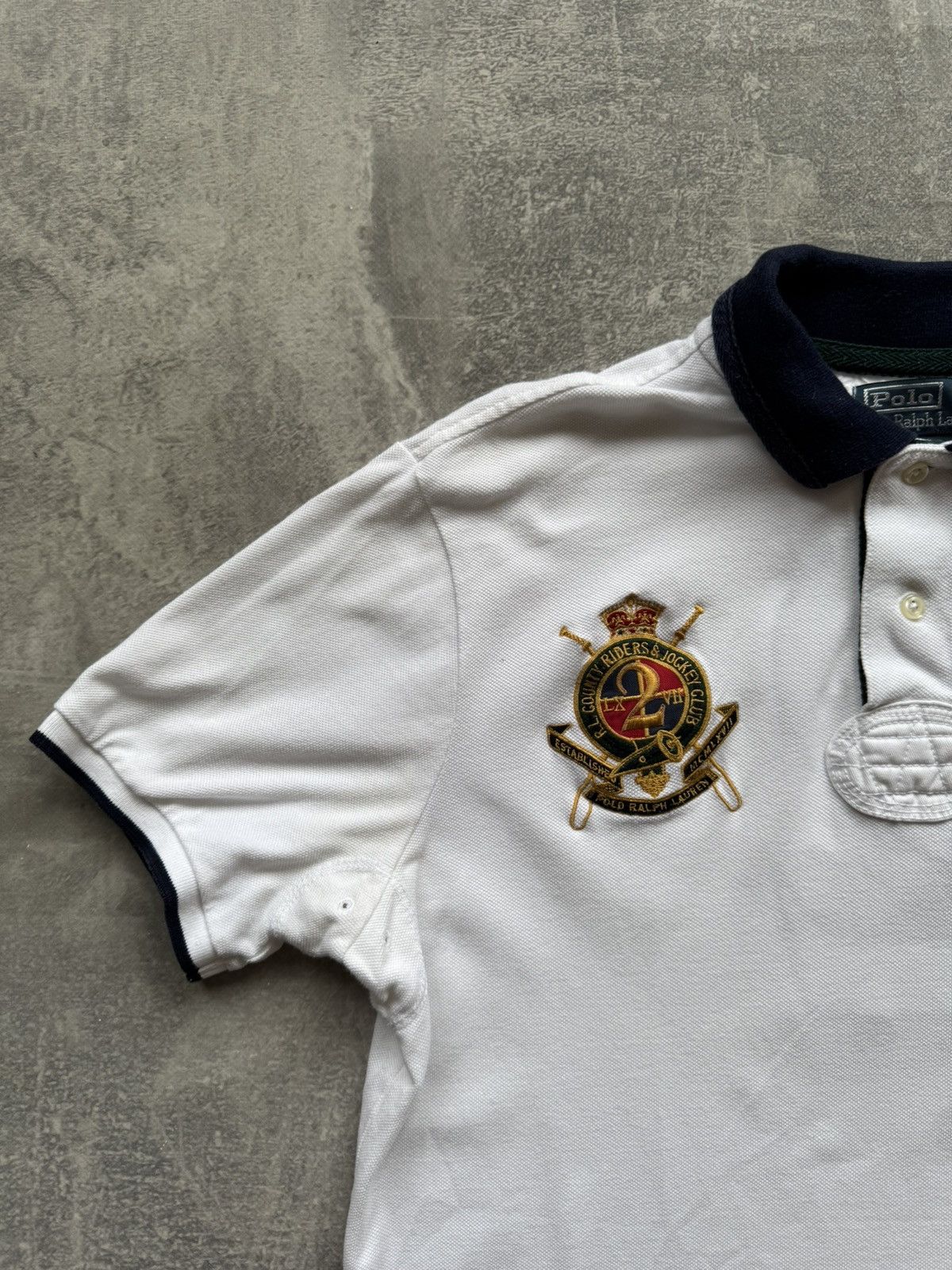 Polo Ralph Lauren Vintage Polo Ralph Lauren #2 Jockey Club Tee Y2K Size US L / EU 52-54 / 3 - 3 Thumbnail