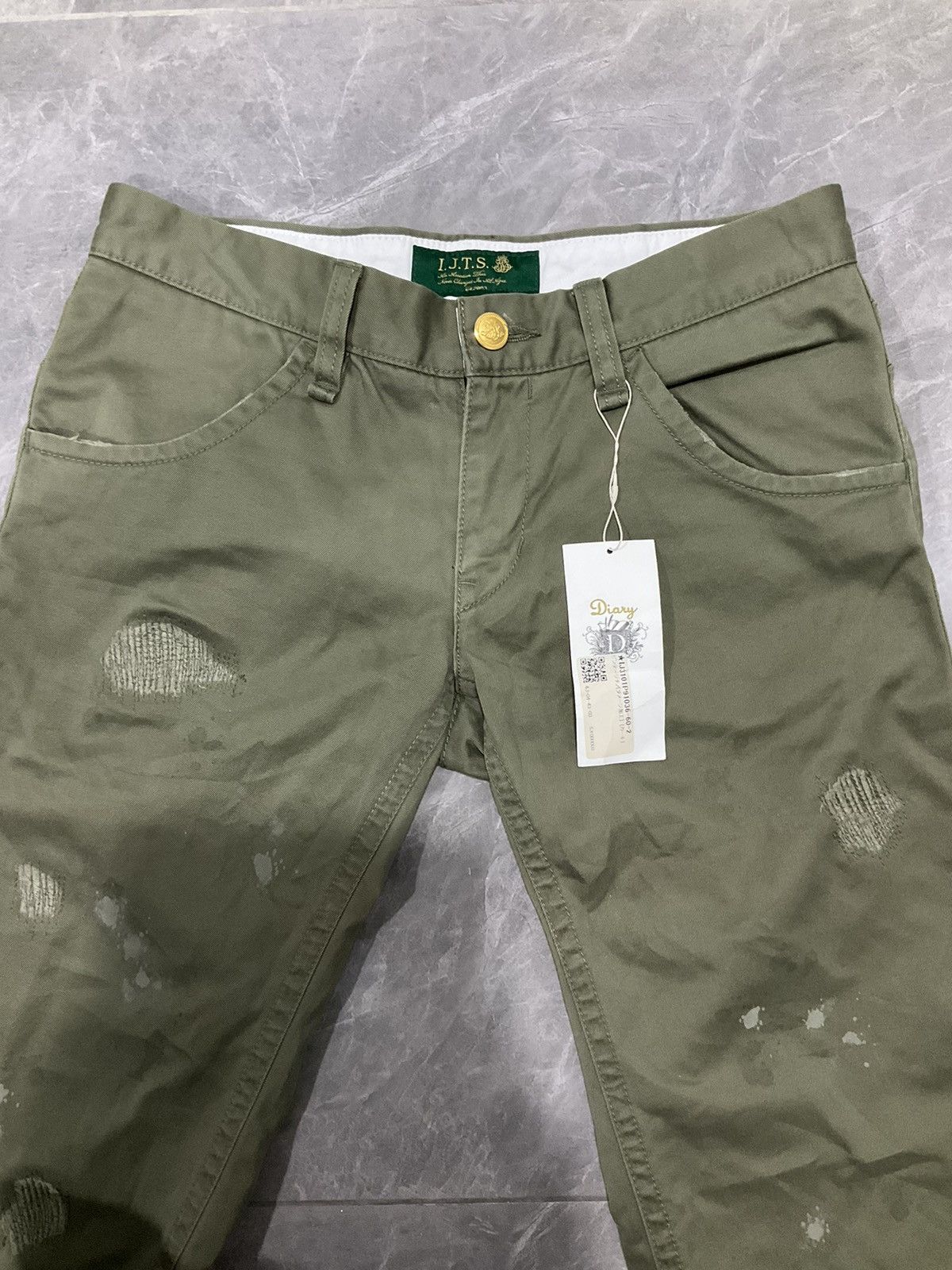 Japanese Brand New I.J.T.S Japanese Brand Distressed Jeans Size US 30 / EU 46 - 3 Thumbnail