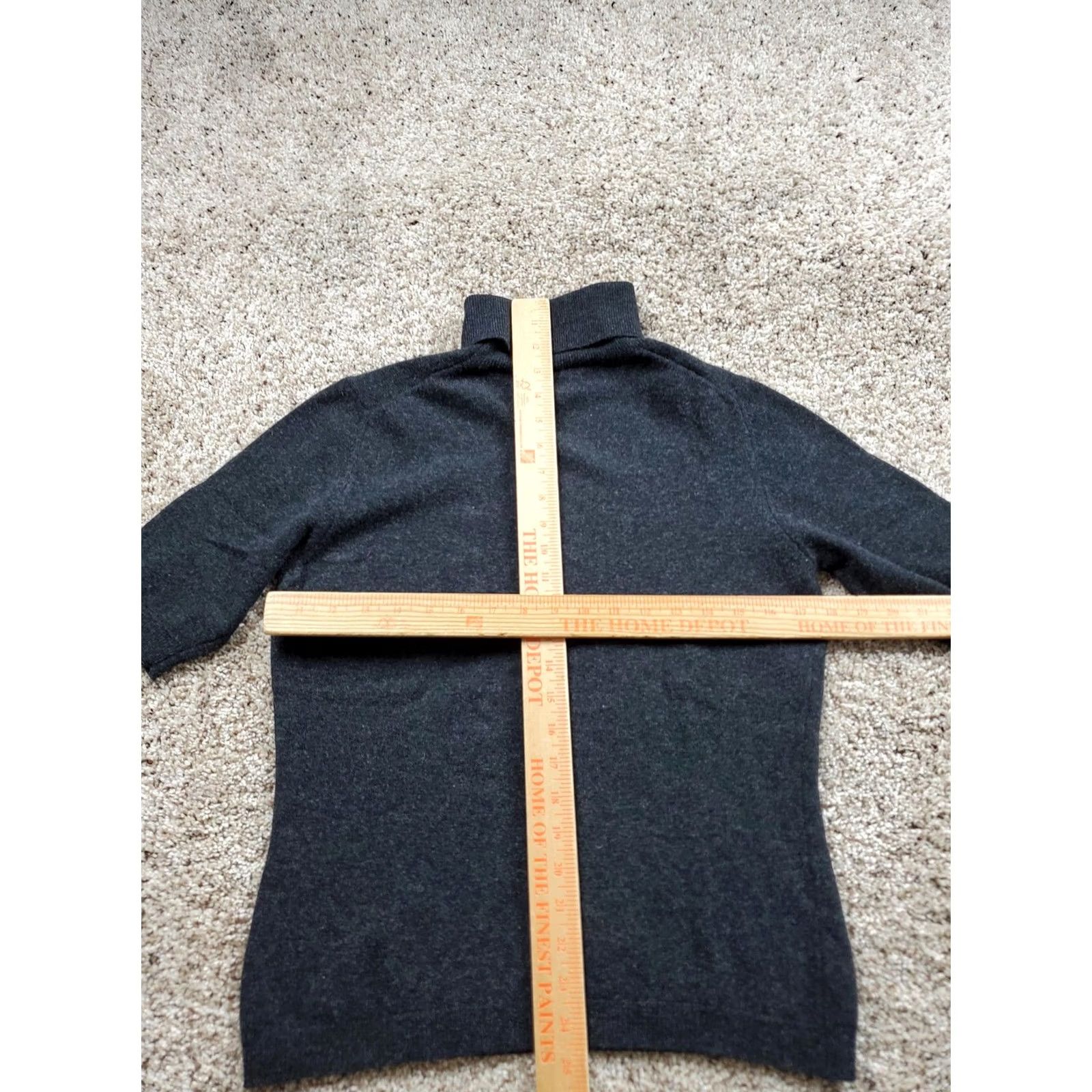 United Colors Of Benetton Benetton Sweater Womens M Wool Turtleneck Short Sleeve Gray Made Italy Classic Size M / US 6-8 / IT 42-44 - 6 Thumbnail