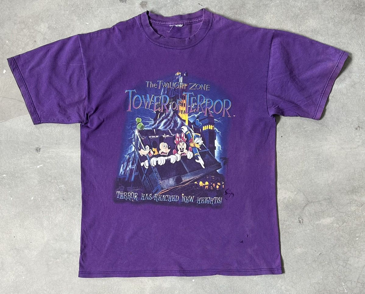 Disney VINTAGE 90S TWILIGHT ZONE TOWER OF TERROR TEE Size US M / EU 48-50 / 2 - 1 Thumbnail