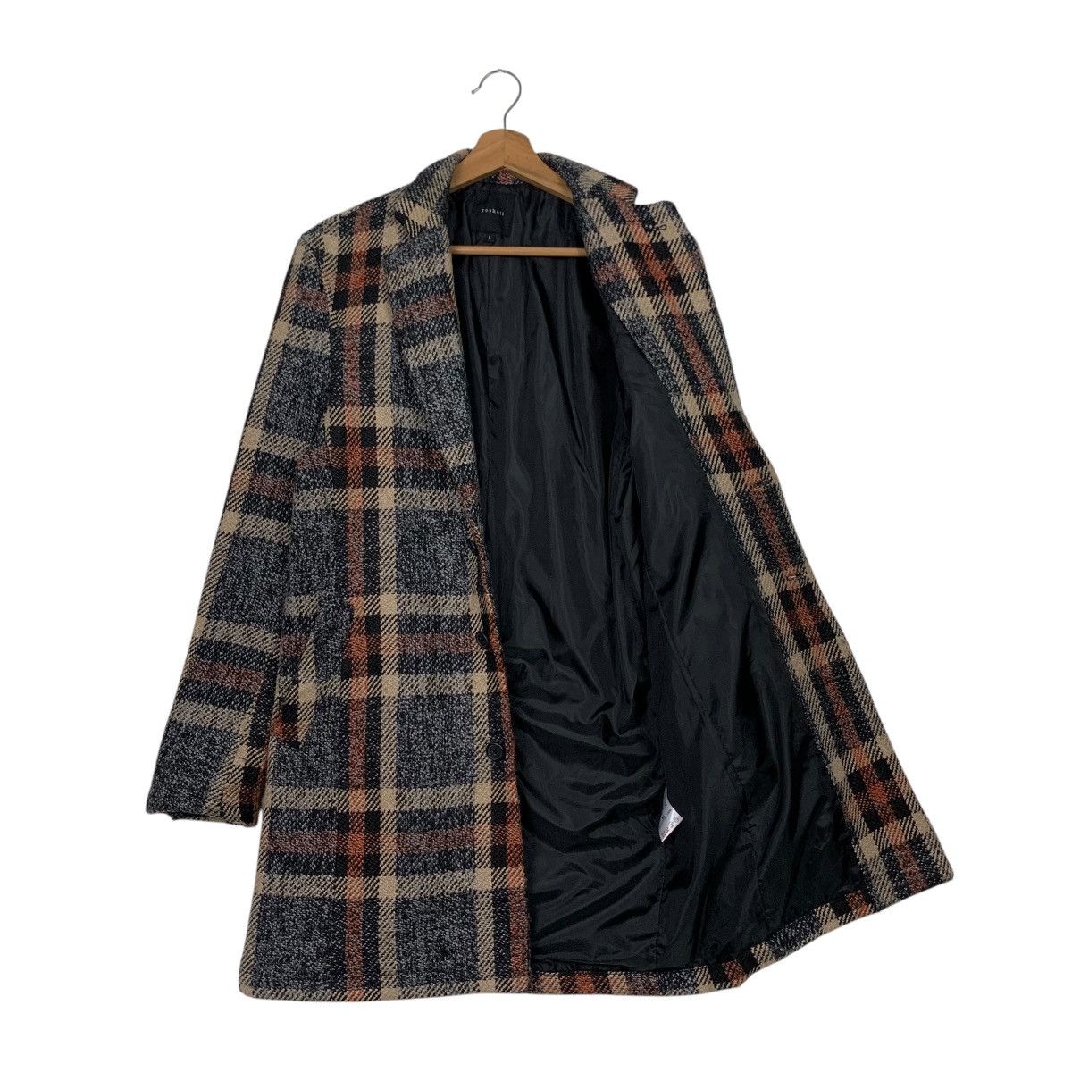 Japanese Brand ROSHELL Tartan Tweed Formal Jacket Blazer #2482-C111 Size L / US 10 / IT 46 - 9 Thumbnail