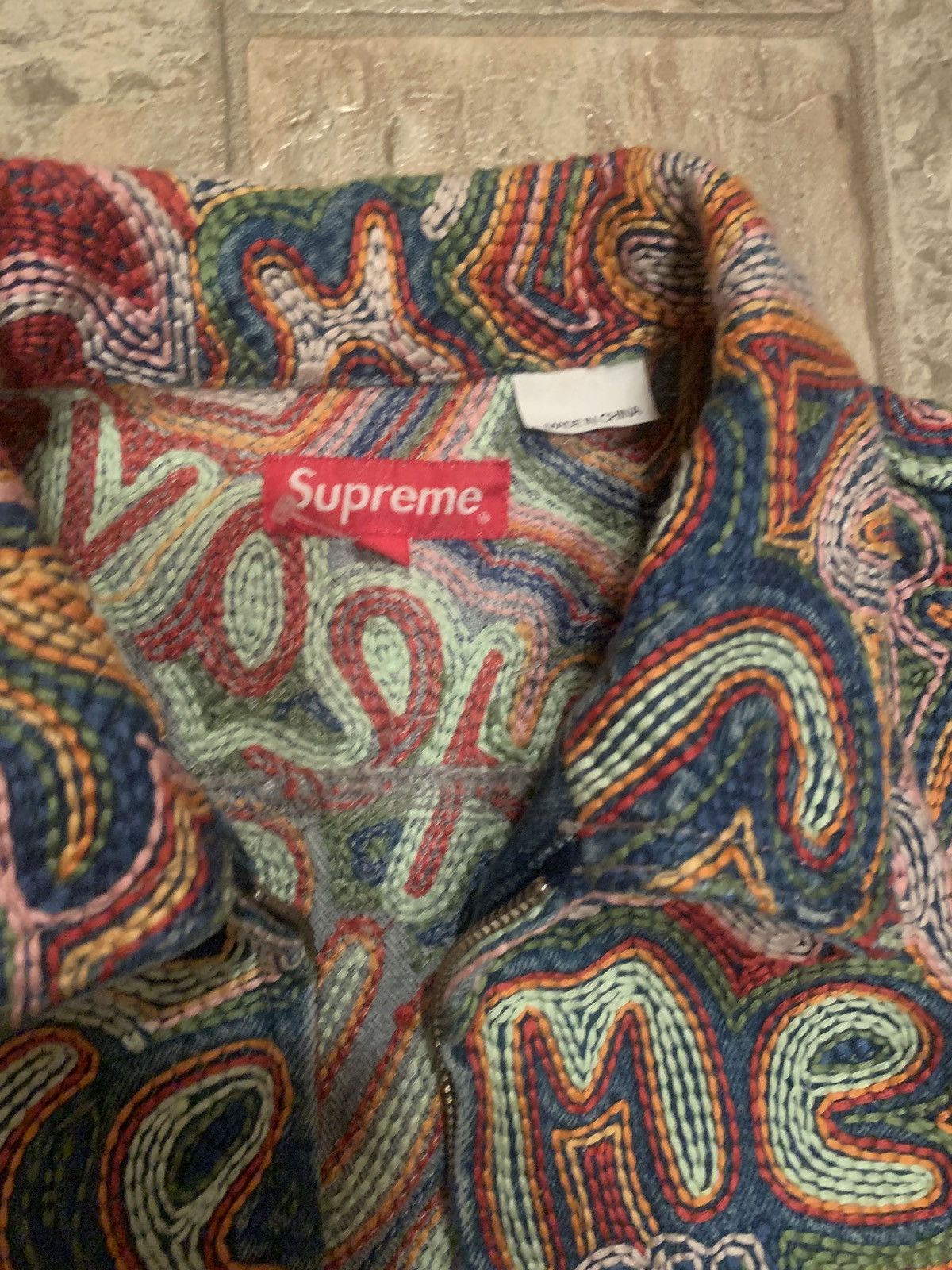 Supreme Supreme Chainstitch Denim Jacket Multicolor | Grailed