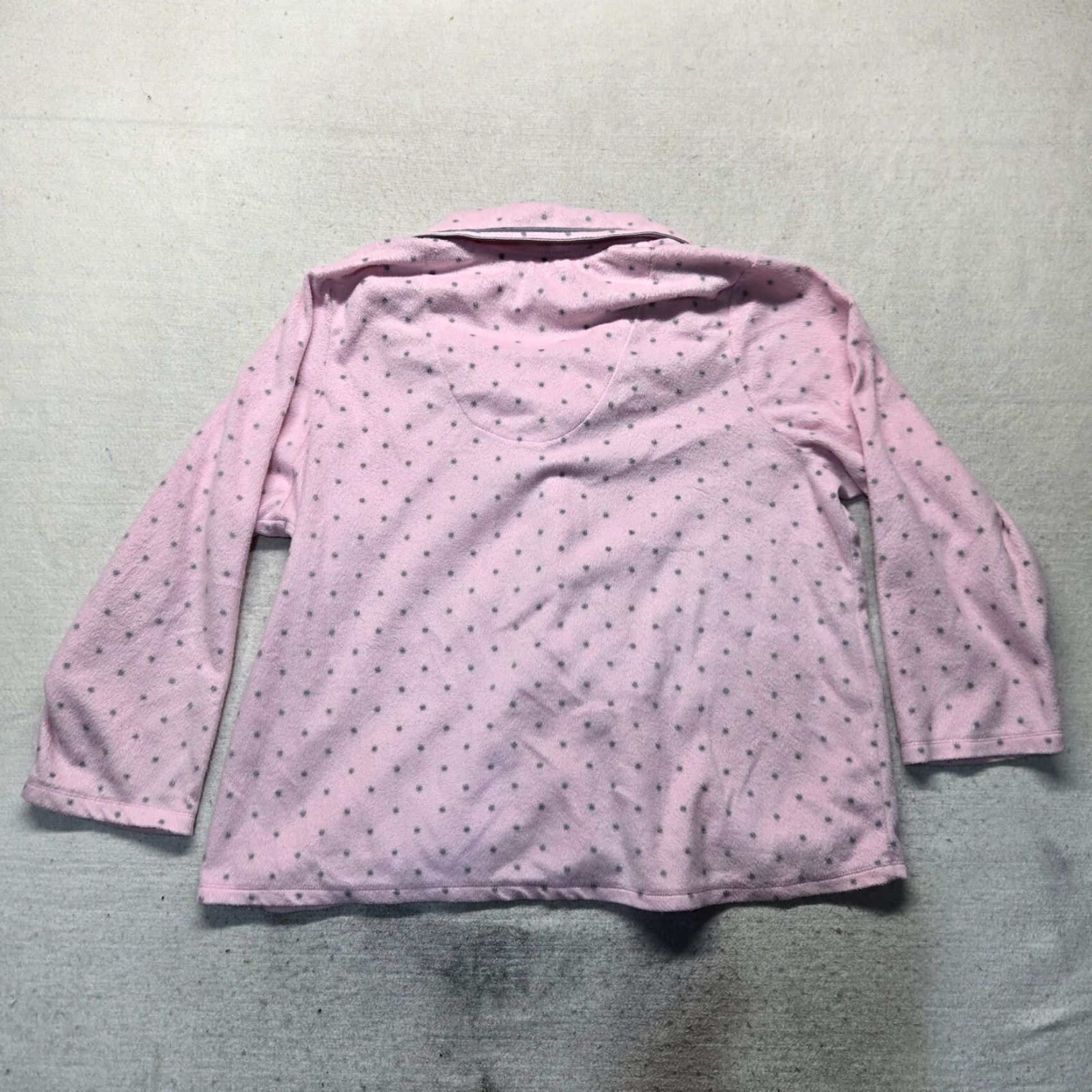 Vintage Earth Angels Nightgown Button Up Soft Shirt Sweater Adult Women's Size 2XL Pink Cotton Blend Pajama Top Paisley Sleep Shirt Womens 2XL Size XXL / US 16-18 / IT 52-54 - 7 Thumbnail