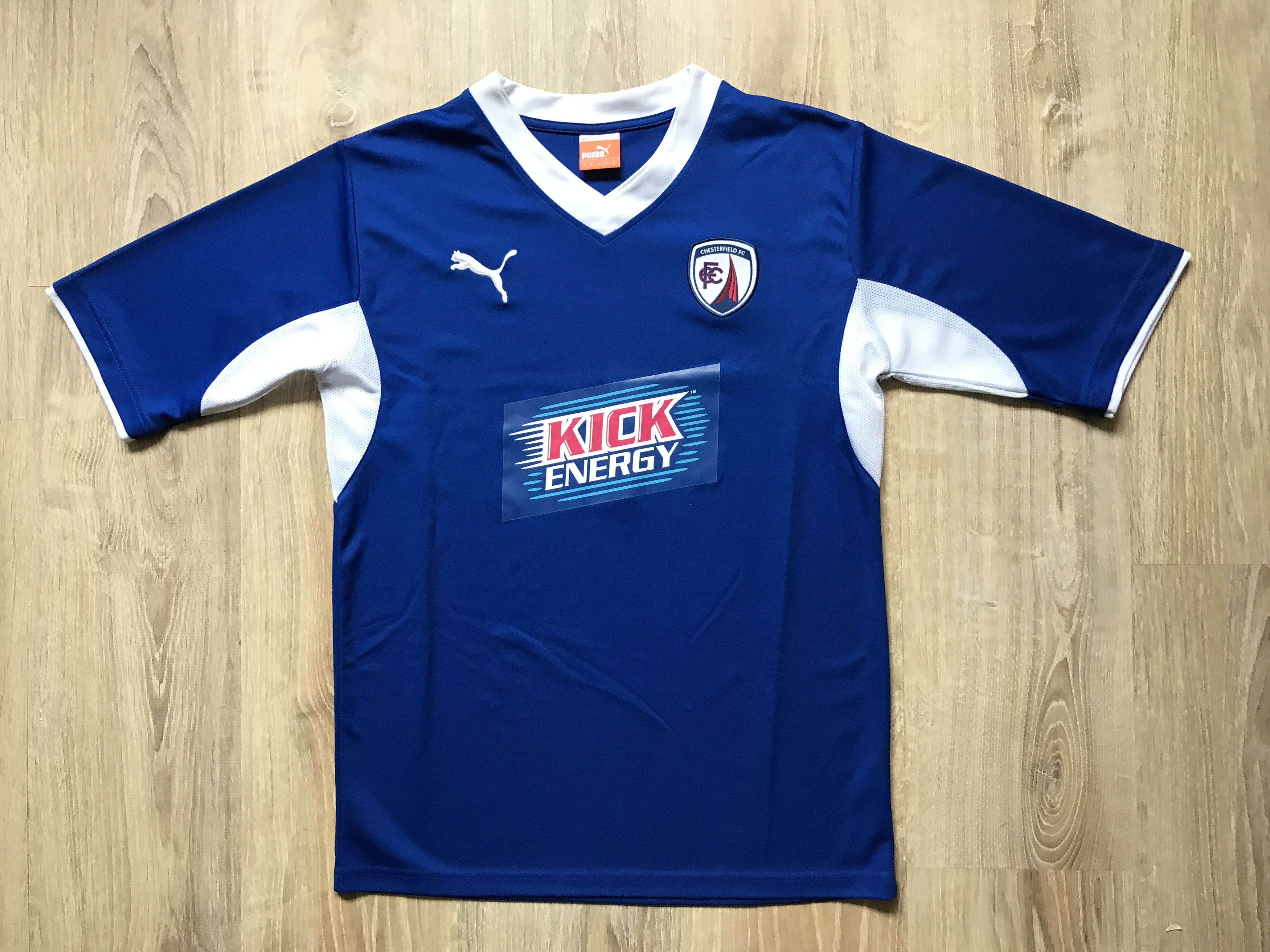 Puma × Vintage Vintage Puma Chesterfield Home Football Shirt 2012-2013 Size US M / EU 48-50 / 2 - 1 Thumbnail