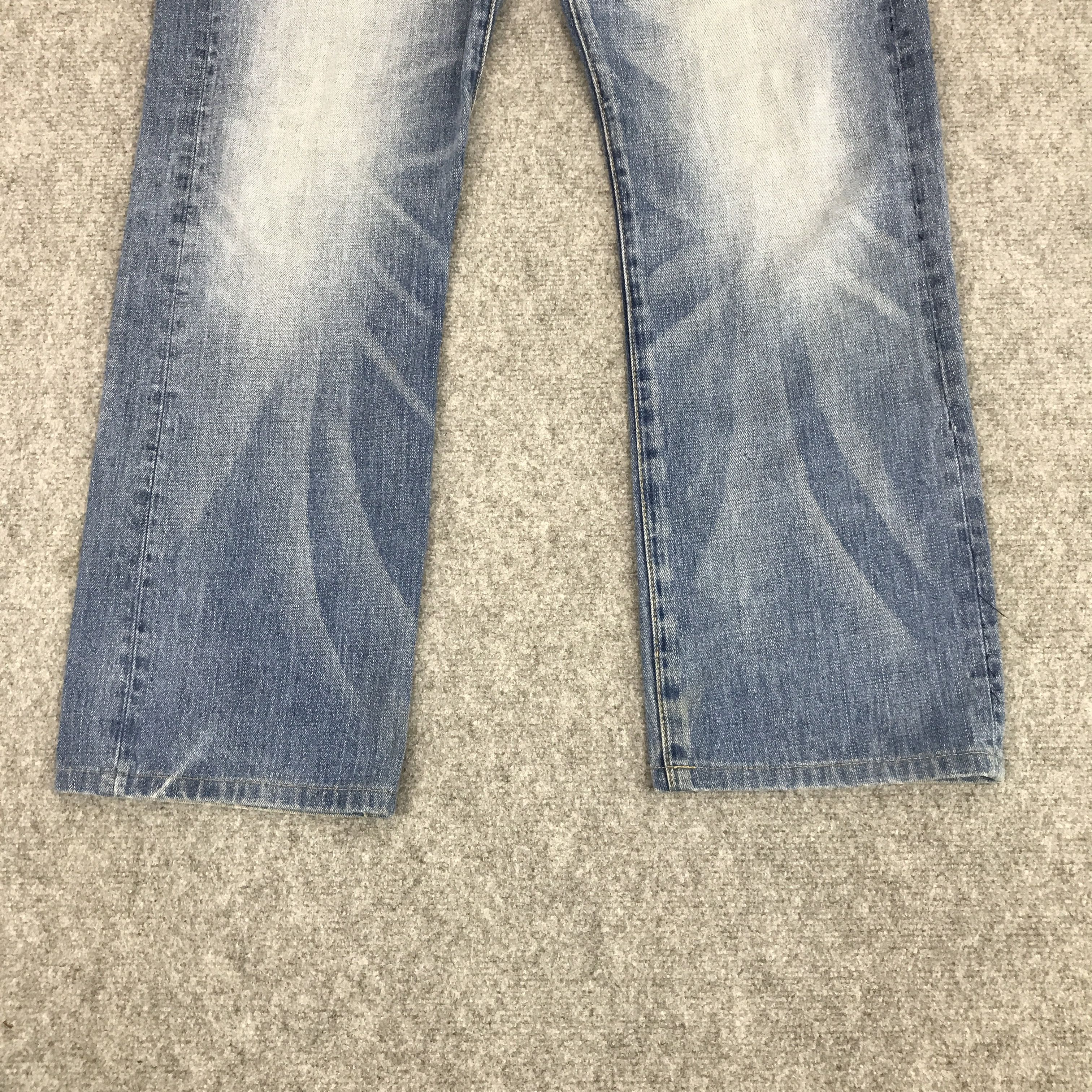 Japanese Brand JAPAN EMBROIDERY FISH DISTRESSED PANTS Size US 31 - 3 Thumbnail