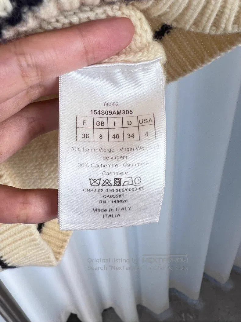 Dior Dior Classic Lucky Star Slogan Knitted Short Sleeves Size XS / US 0-2 / IT 36-38 - 5 Thumbnail