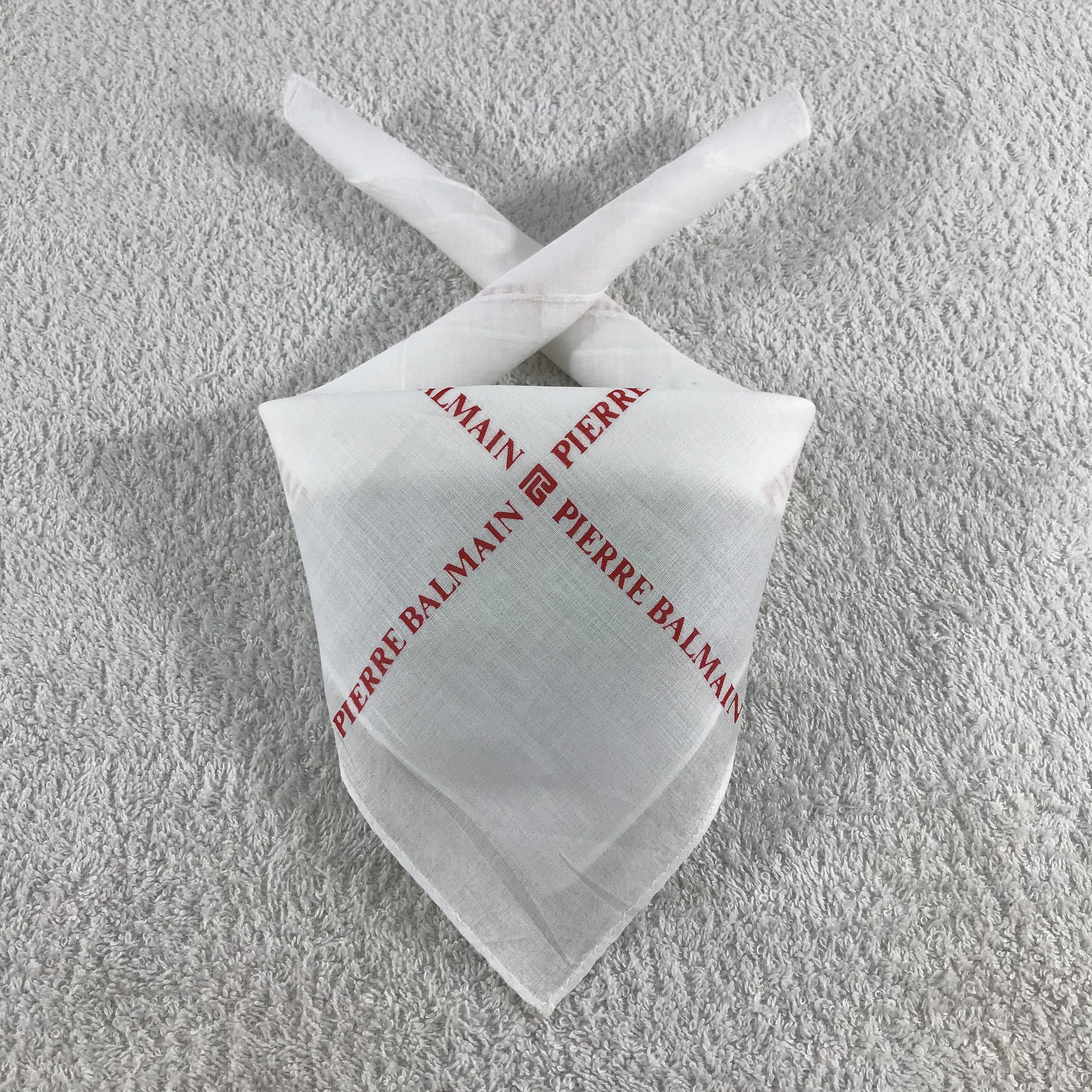 Pierre Balmain × Vintage Pierre Balmain Bandana / Handkerchief / Neckerchief - S098 Size ONE SIZE - 3 Thumbnail