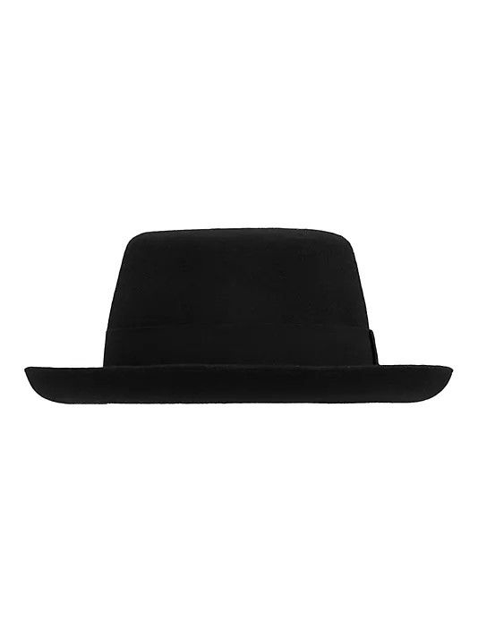 Saint Laurent Paris o1bcso1str0325 Size: 56/Trilby Hat in Wool Felt in Black Size ONE SIZE - 1 Thumbnail