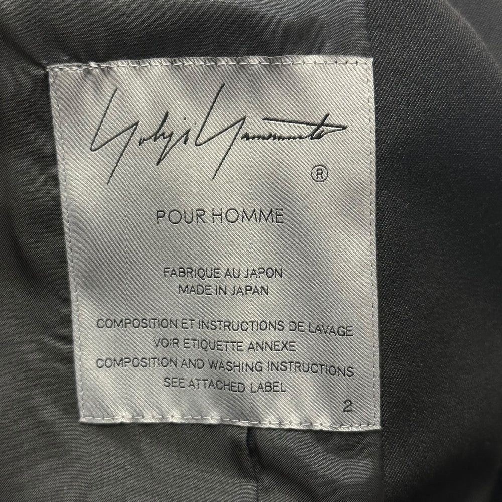 Yohji Yamamoto Yohji Yamamoto pour homme/23SS modified lapel jacket Size US M / EU 48-50 / 2 - 8 Thumbnail