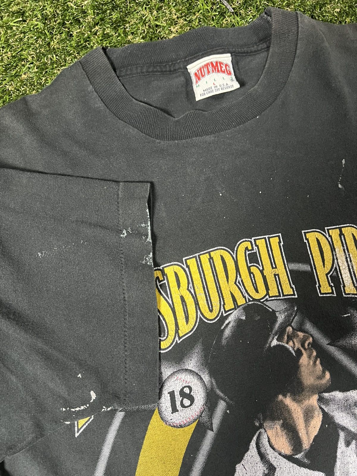 Nutmeg Vintage 90’s Pittsburg Pirates Andy Van Slyke MLB Tee Size US L / EU 52-54 / 3 - 3 Thumbnail
