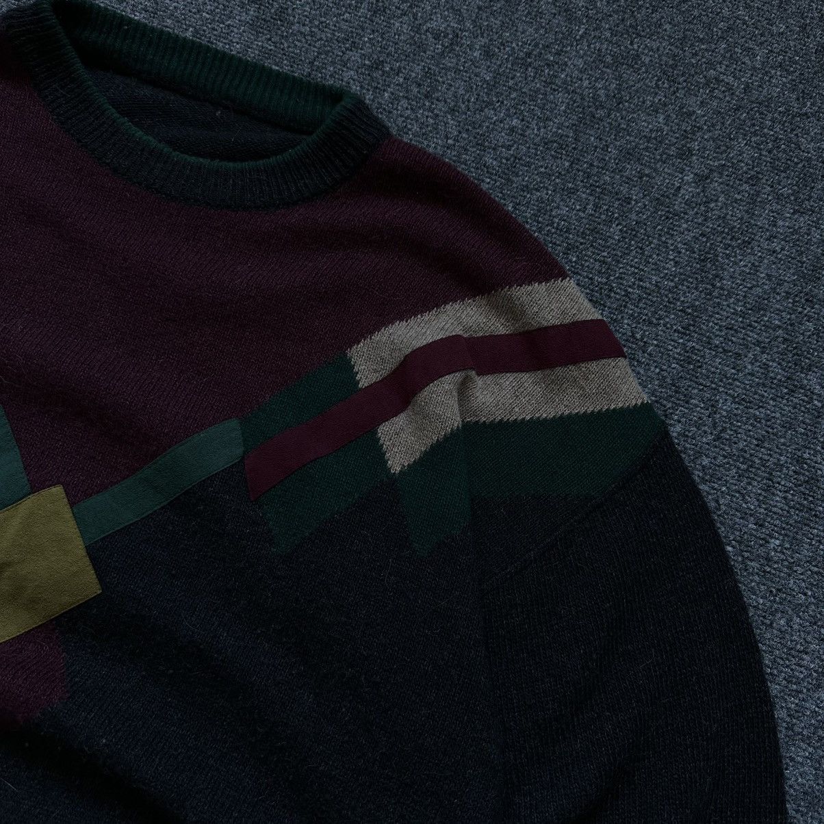 If Six Was Nine VTG Knit Wool Sweater Abstractive Size XL - 2XL Old Money Size US XXL / EU 58 / 5 - 9 Thumbnail