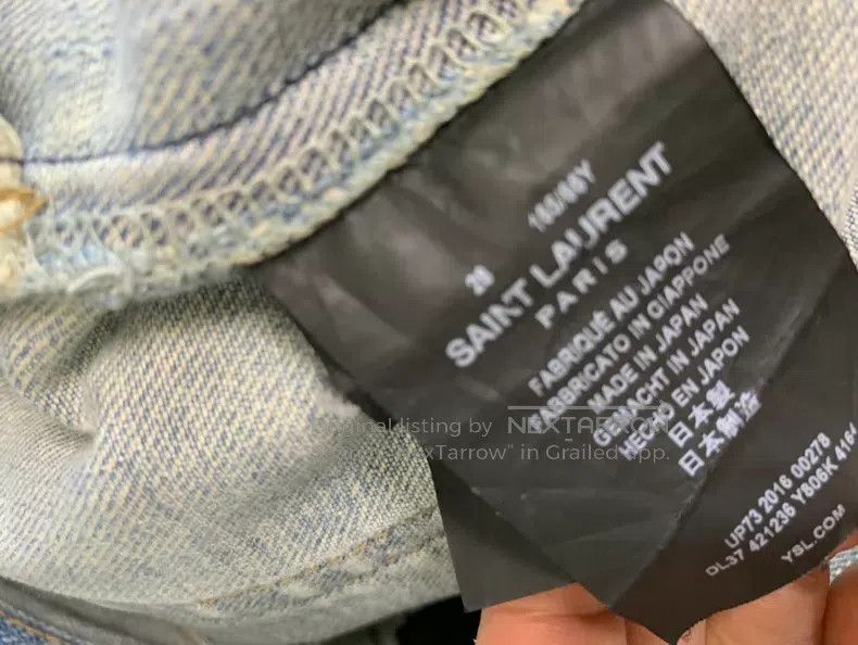 Saint Laurent Paris Saint Laurent Paris Heavily destroyed jeans Size 28" / US 6 / IT 42 - 6 Thumbnail