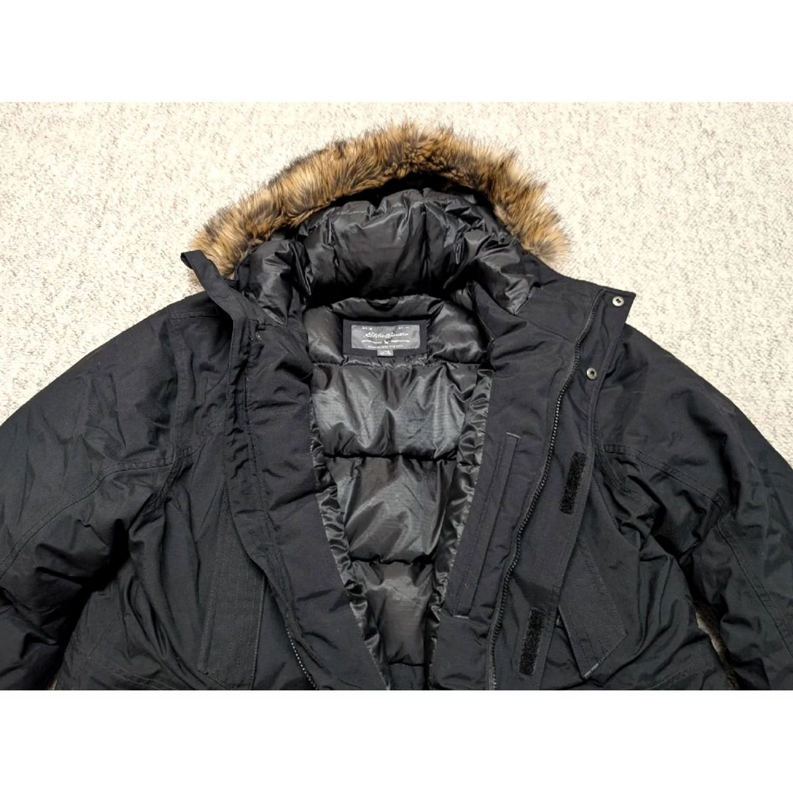 Eddie Bauer Eddie Bauer GOOSE DOWN puffer parka HOODED arctic weatheredge black FAUX FUR 2XL Mens Size US XXL / EU 58 / 5 - 5 Thumbnail